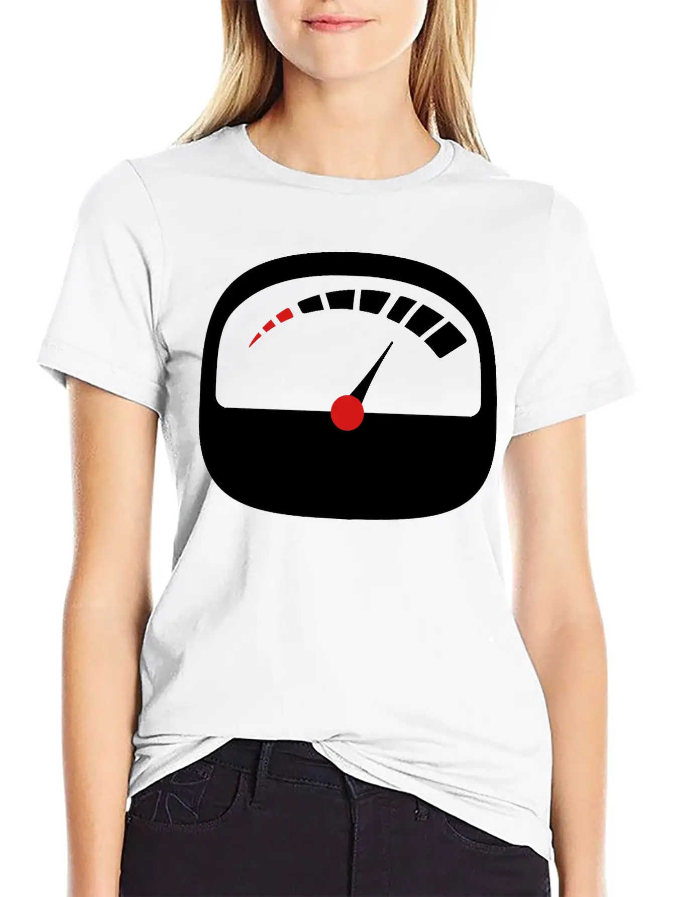 Refuel Speedometer Fuel Gauge Pointer Full Tank Relaxed Everyday Tee – Lightweight And Durable Cotton