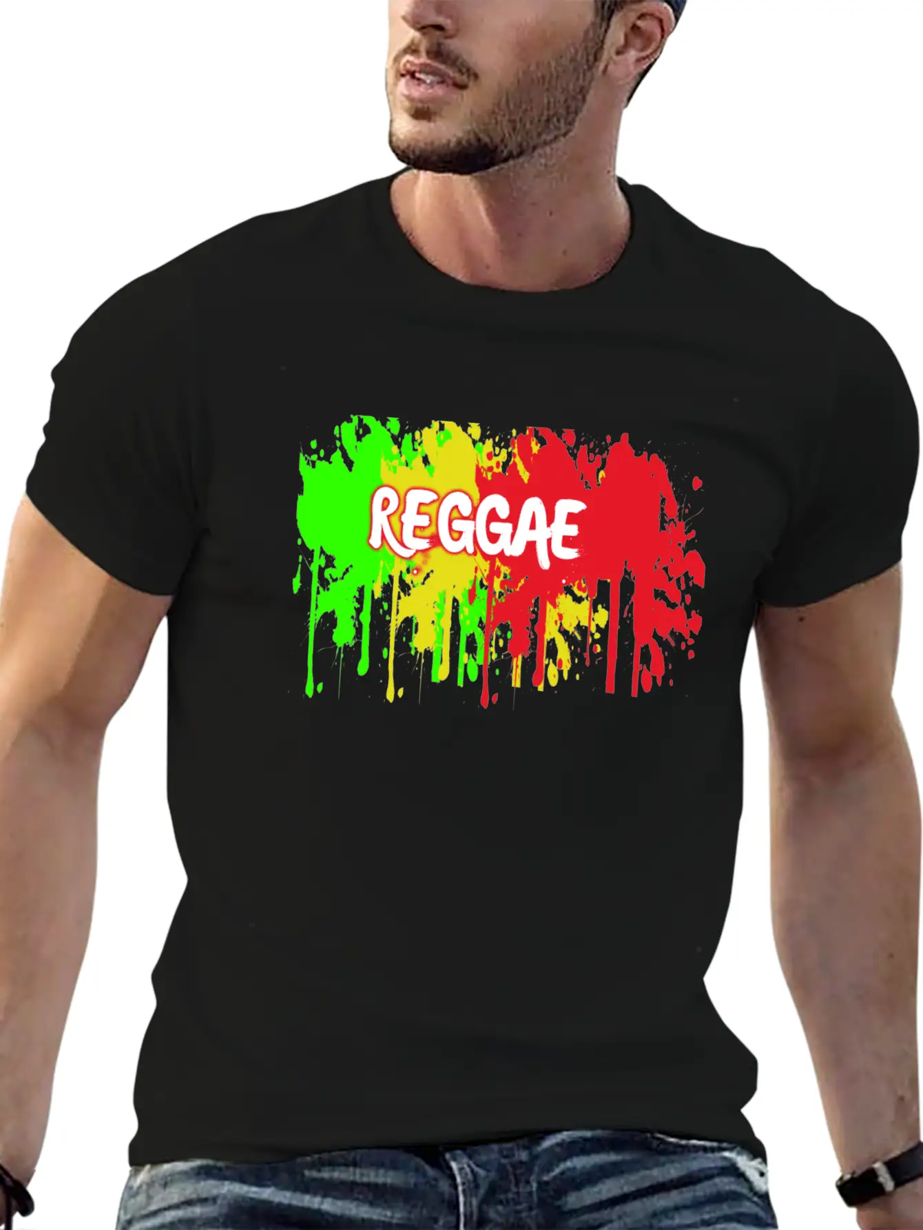 REGGAE MUSIK! Geschenk Stylish Everyday T-Shirt – Unisex Basic Cotton Tee