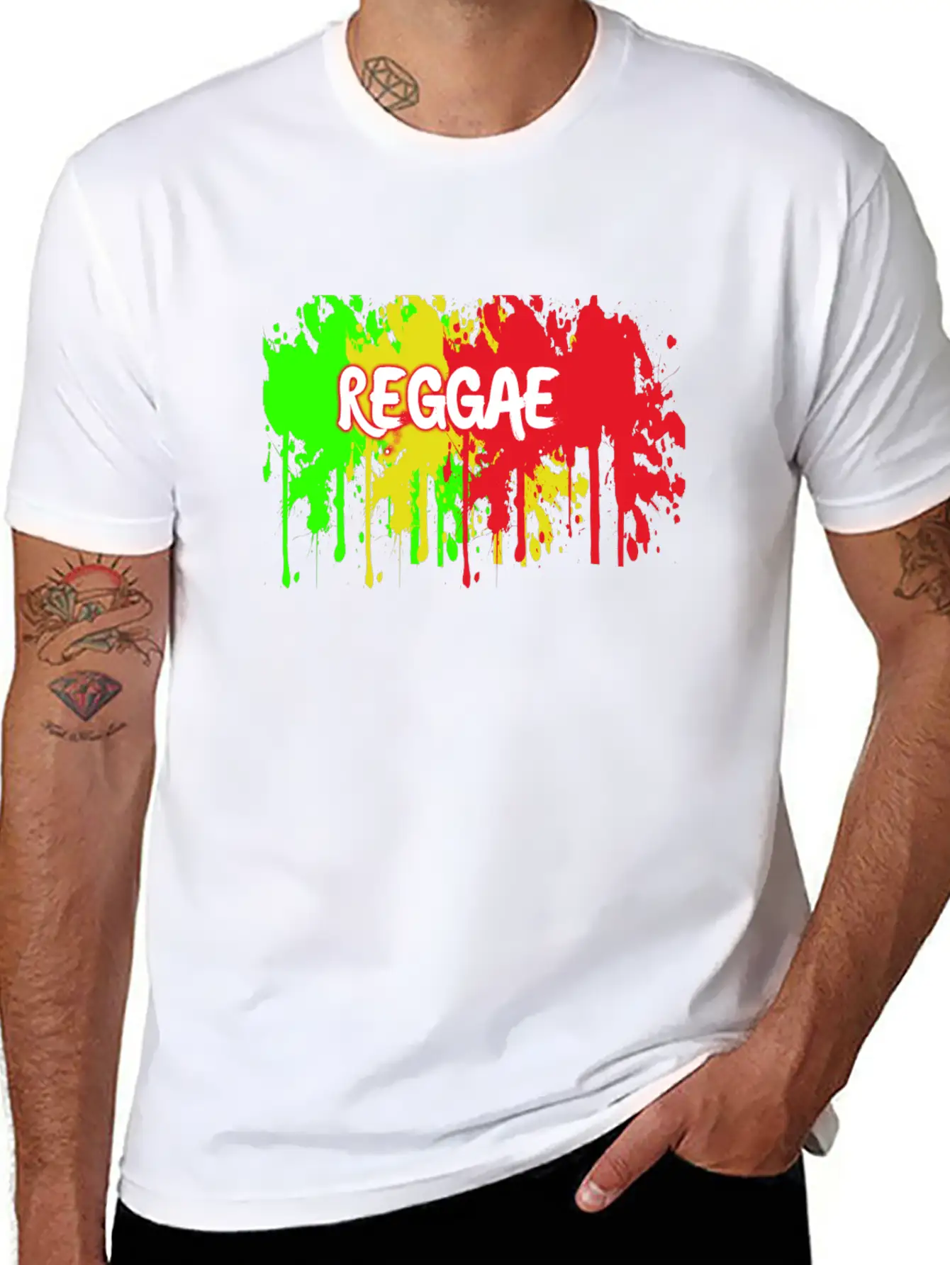 REGGAE MUSIK! Geschenk Stylish Everyday T-Shirt – Unisex Basic Cotton Tee