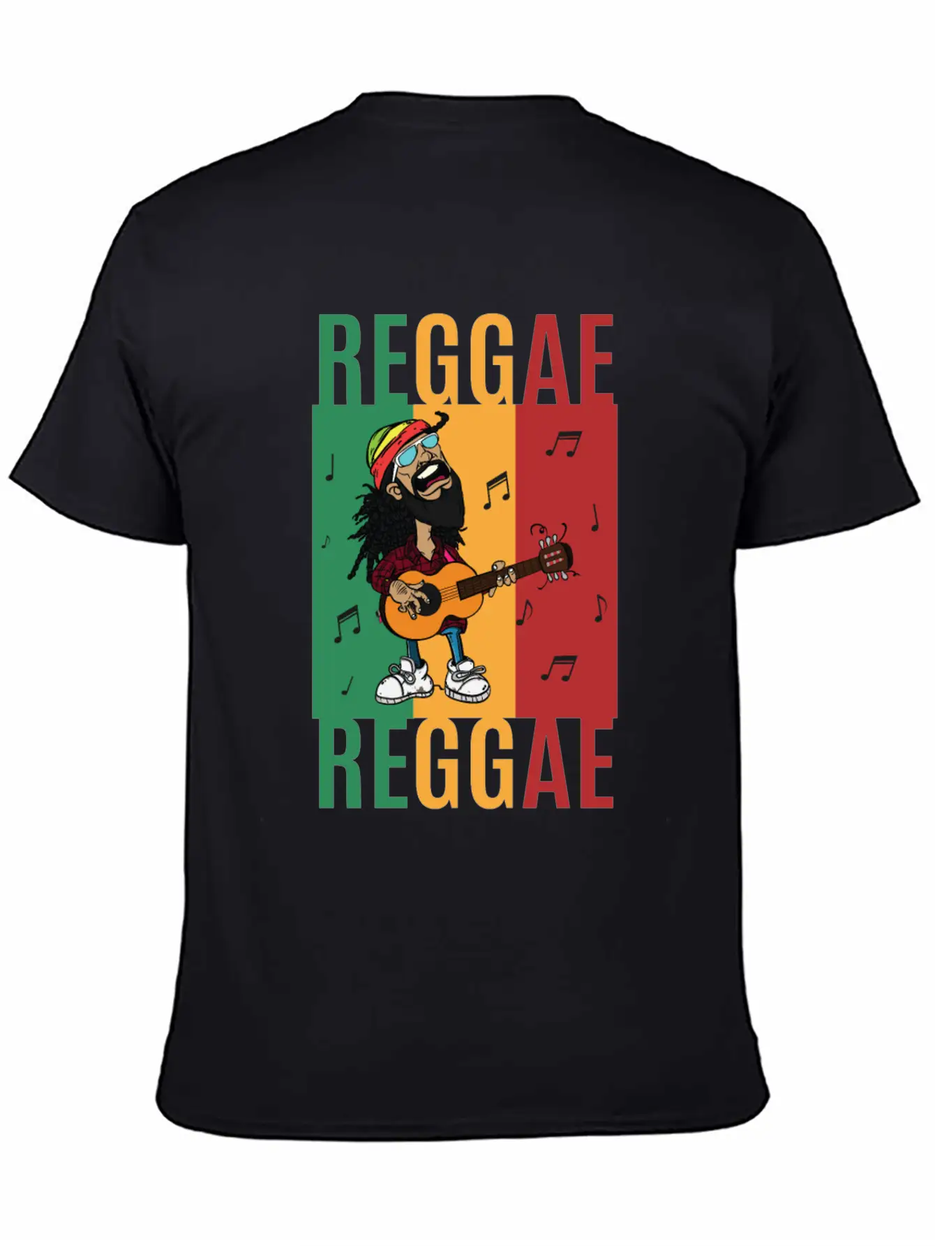 Reggae Reggaestyle Music Reggaeton Basic Graphic T-Shirt – Daily Comfort In Soft Cotton