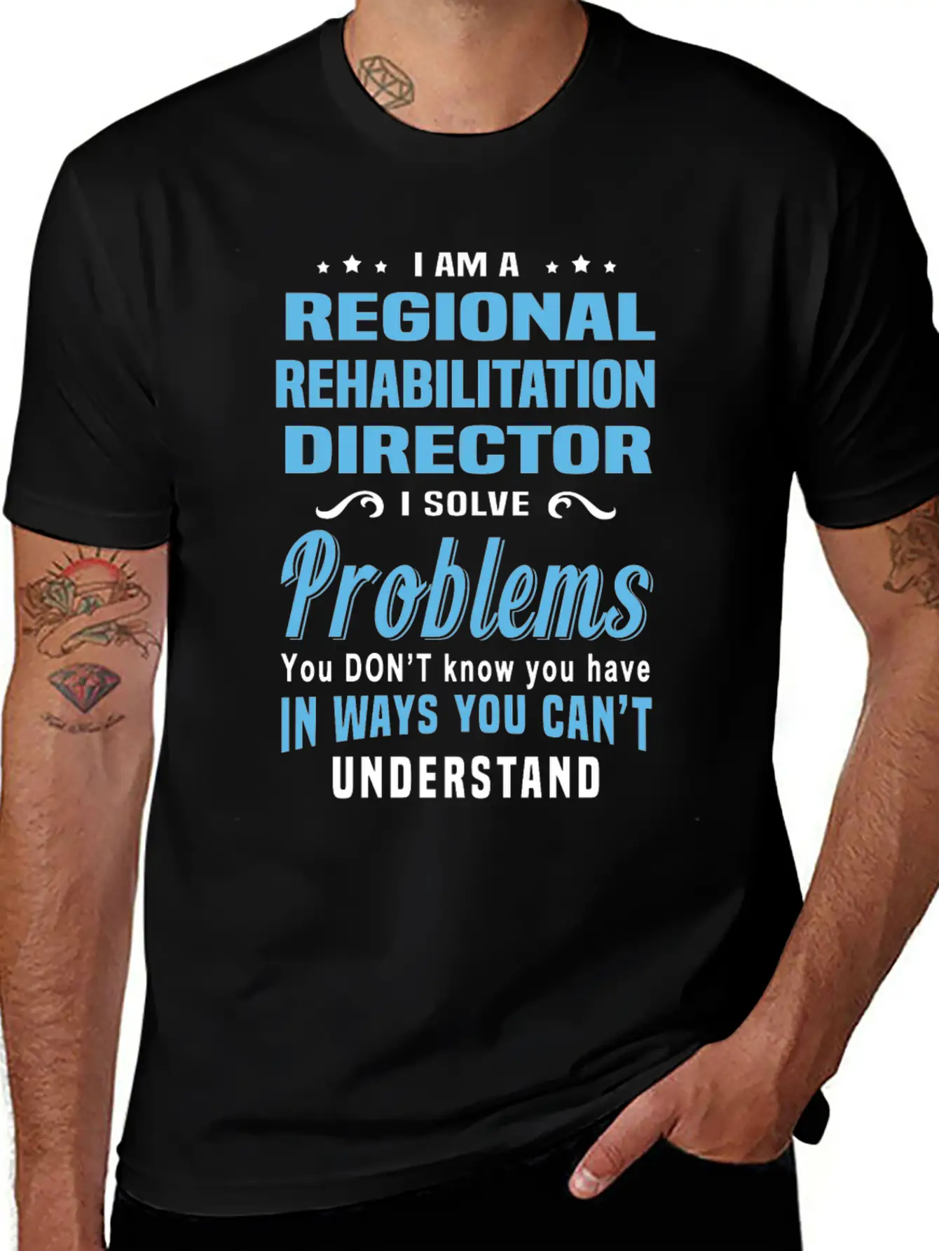 Regional Rehabilitation Director Breathable Graphic T-Shirt – Perfect For Casual Days