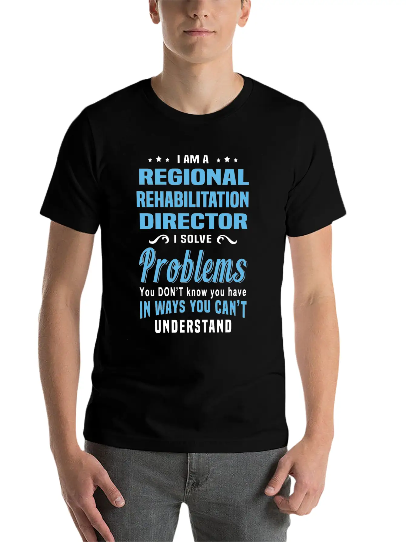 Regional Rehabilitation Director Breathable Graphic T-Shirt – Perfect For Casual Days