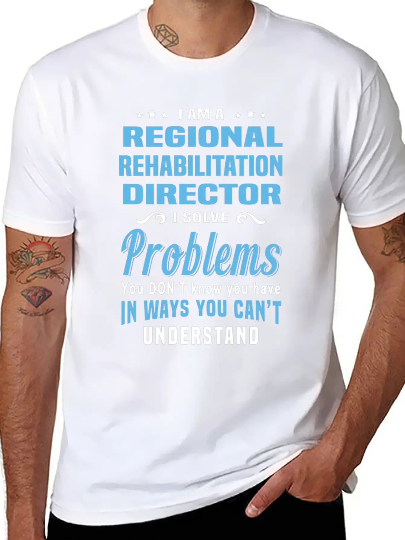 Regional Rehabilitation Director Breathable Graphic T-Shirt – Perfect For Casual Days
