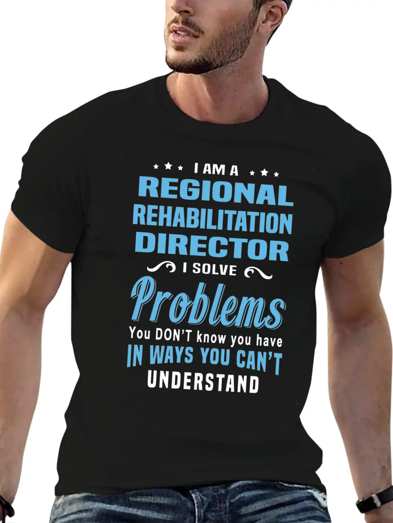 Regional Rehabilitation Director Breathable Graphic T-Shirt – Perfect For Casual Days
