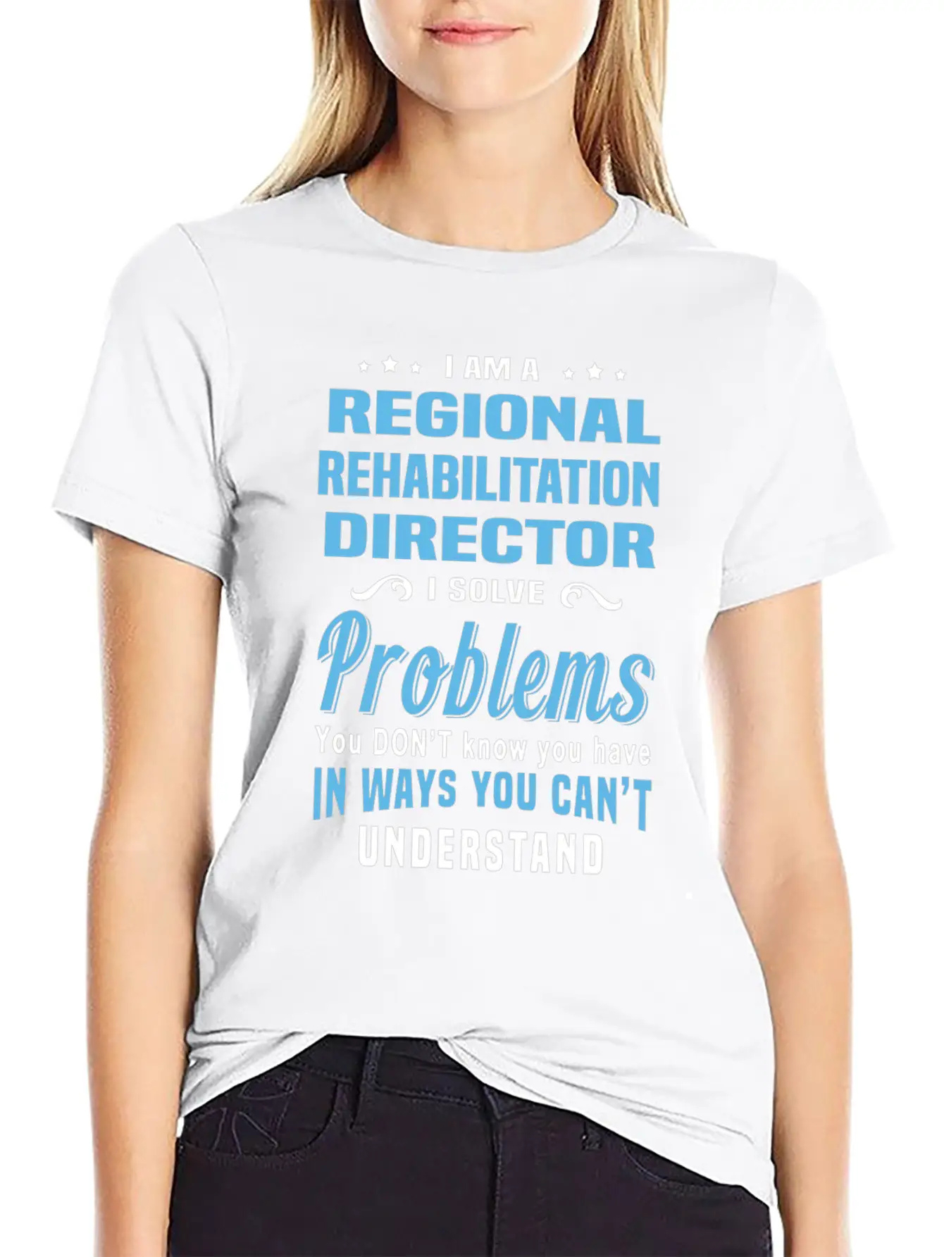 Regional Rehabilitation Director Breathable Graphic T-Shirt – Perfect For Casual Days