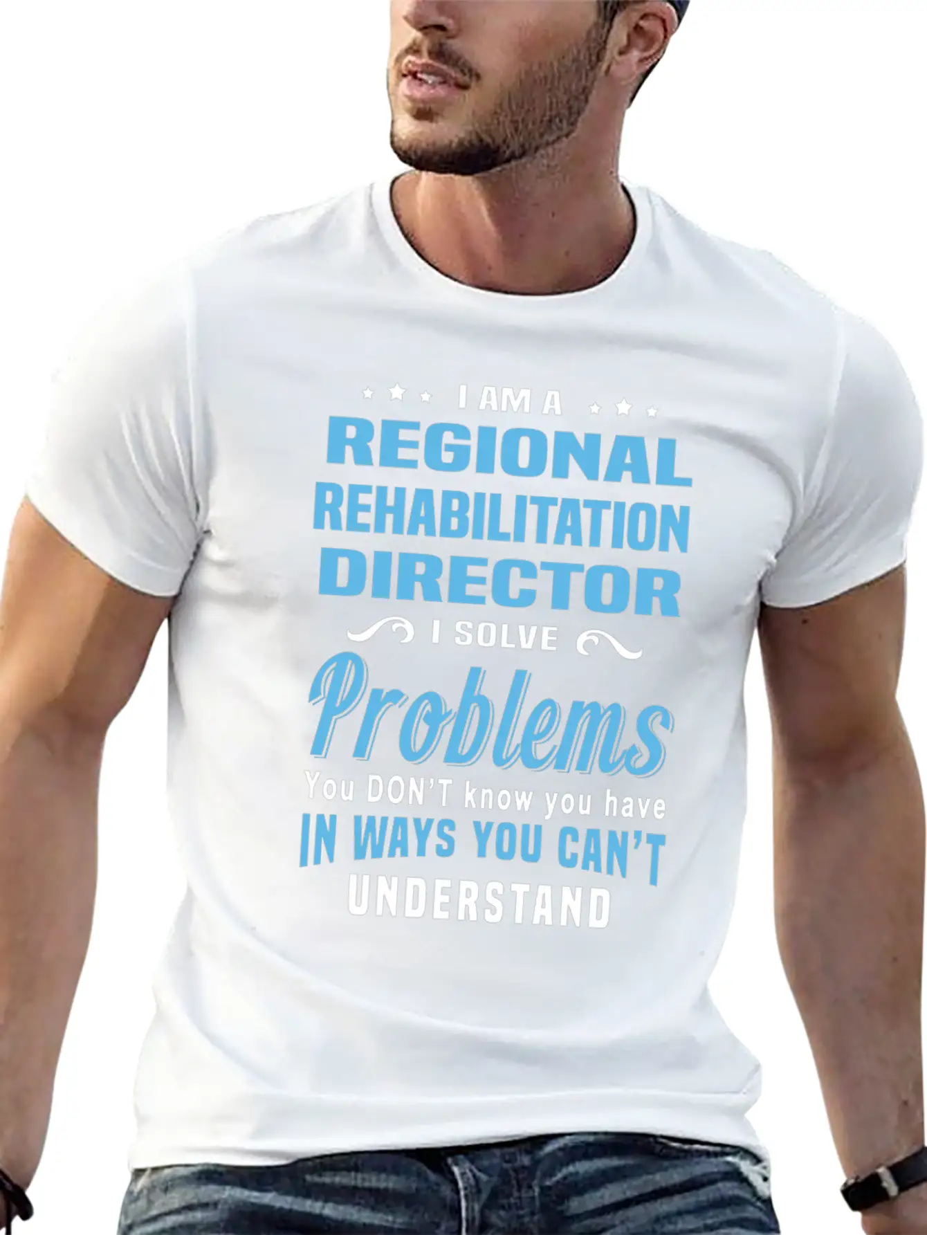 Regional Rehabilitation Director Breathable Graphic T-Shirt – Perfect For Casual Days