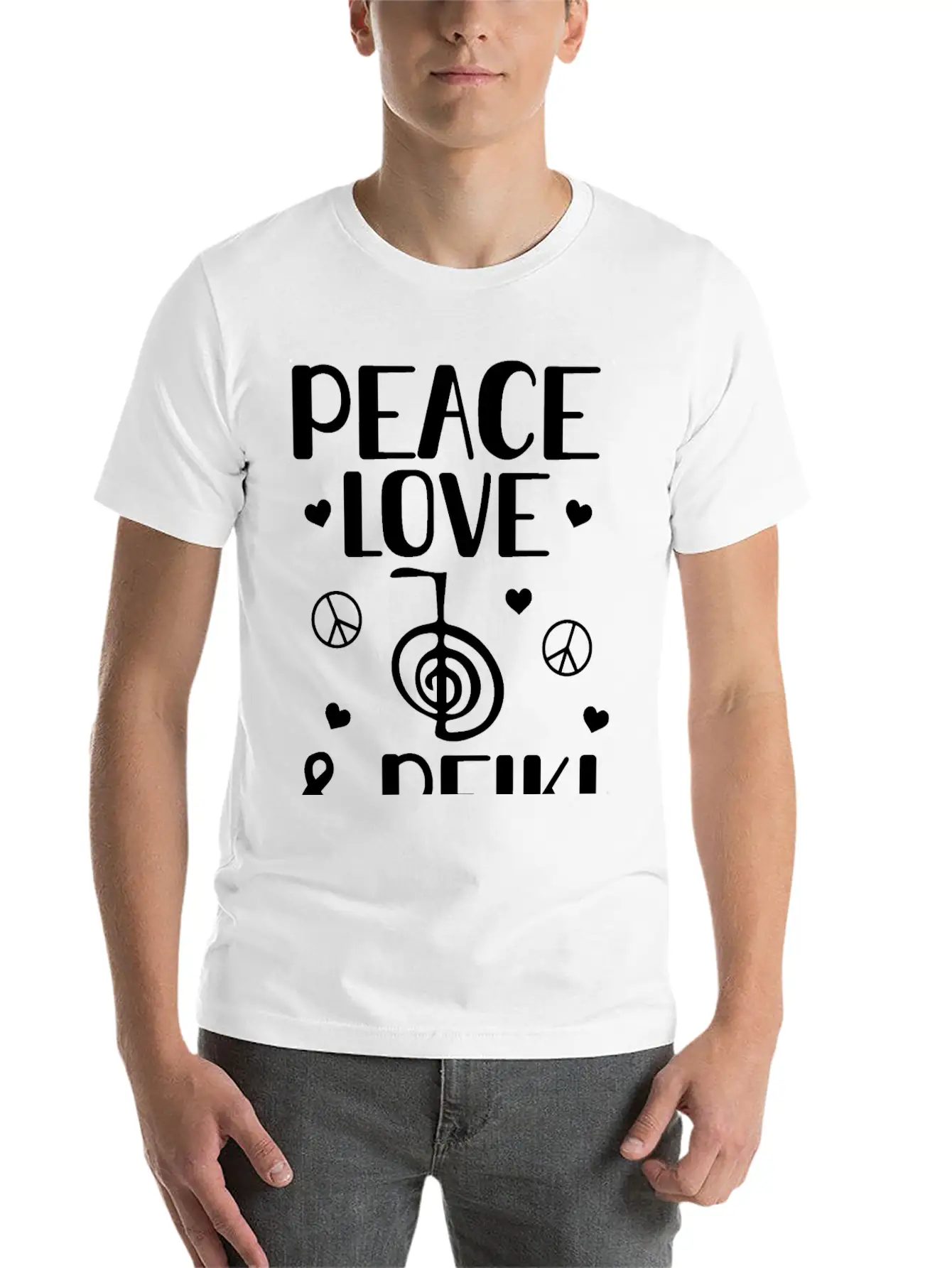 Reiki Sayings | Spirituality Mindfulness Gift Idea Stylish Everyday T-Shirt – Unisex Basic Cotton Tee