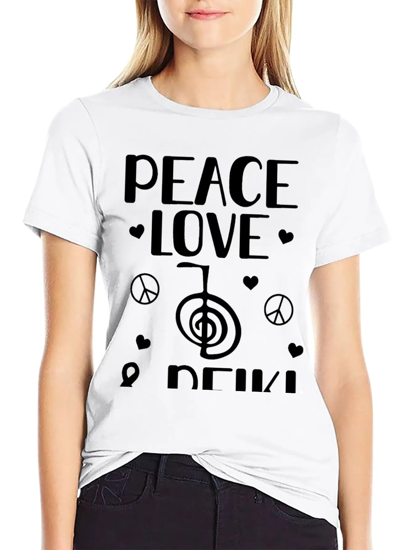 Reiki Sayings | Spirituality Mindfulness Gift Idea Stylish Everyday T-Shirt – Unisex Basic Cotton Tee