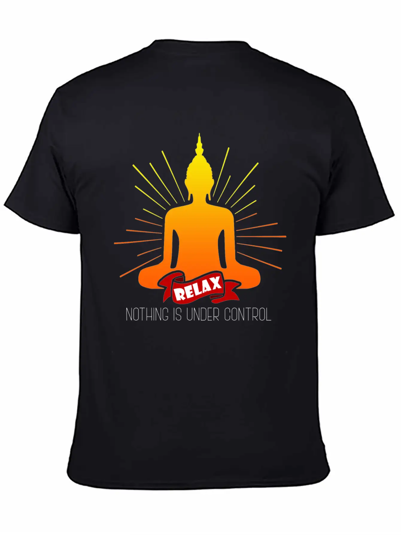 Relax Buddhism Meditation Zen Mindfulness Gift Simple Everyday Graphic Tee – Lightweight Summer Wear