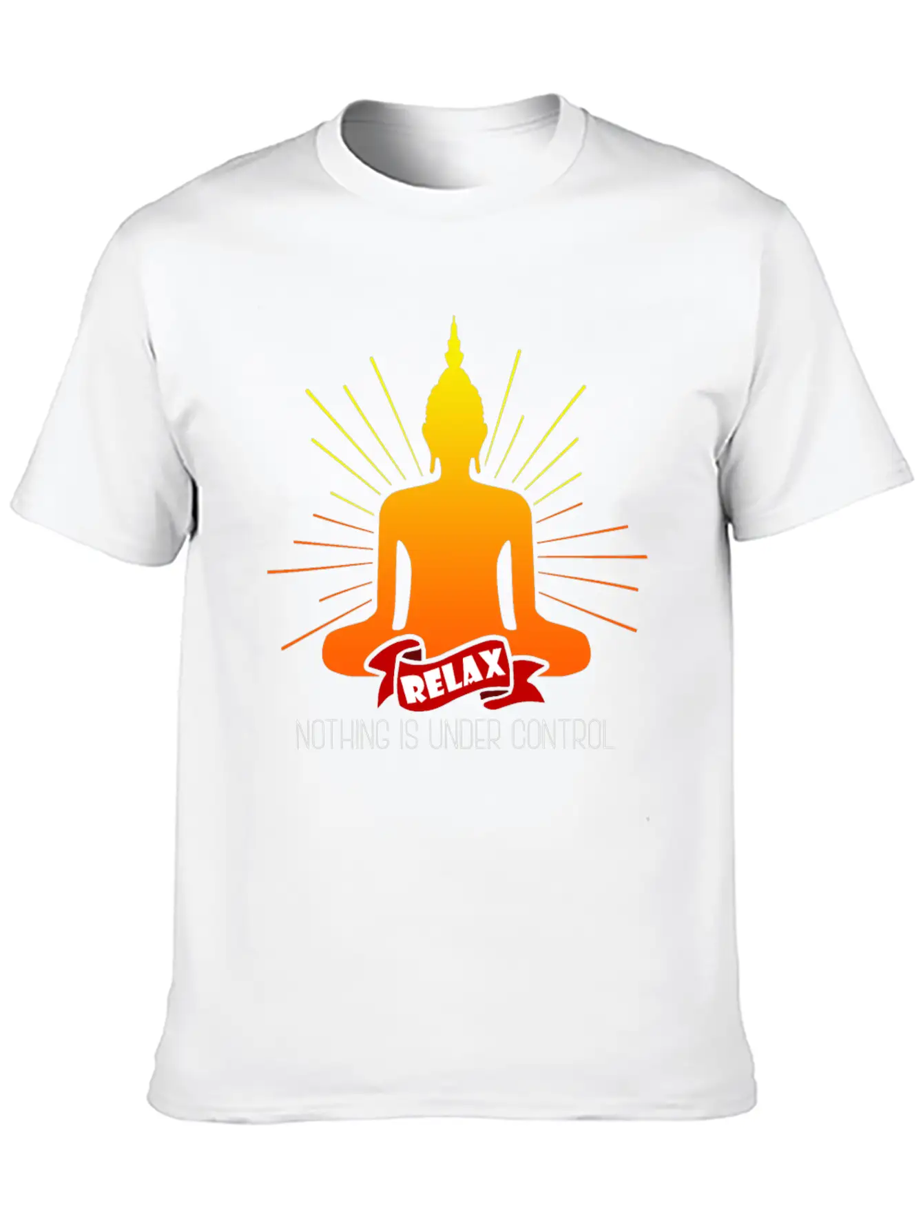 Relax Buddhism Meditation Zen Mindfulness Gift Simple Everyday Graphic Tee – Lightweight Summer Wear