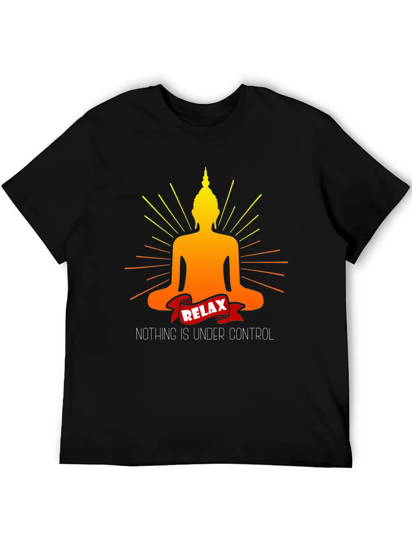 Relax Buddhism Meditation Zen Mindfulness Gift Simple Everyday Graphic Tee – Lightweight Summer Wear