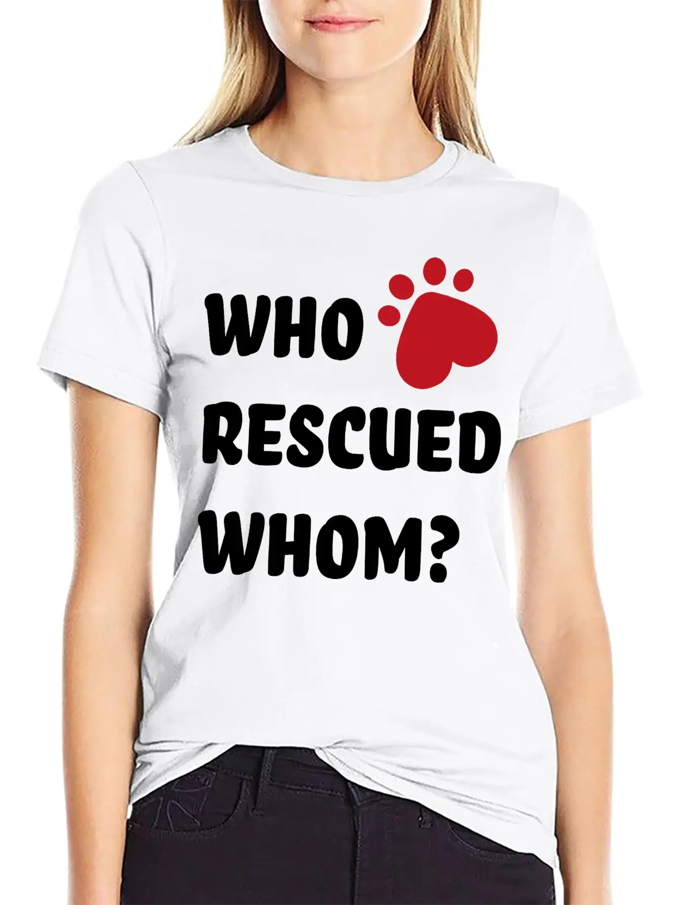 Rescue Dog Unisex Casual T-Shirt – Clean Design For Daily Comfort