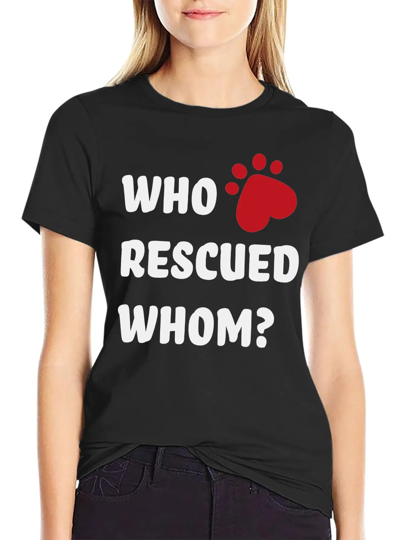 Rescue Dog Unisex Casual T-Shirt – Clean Design For Daily Comfort