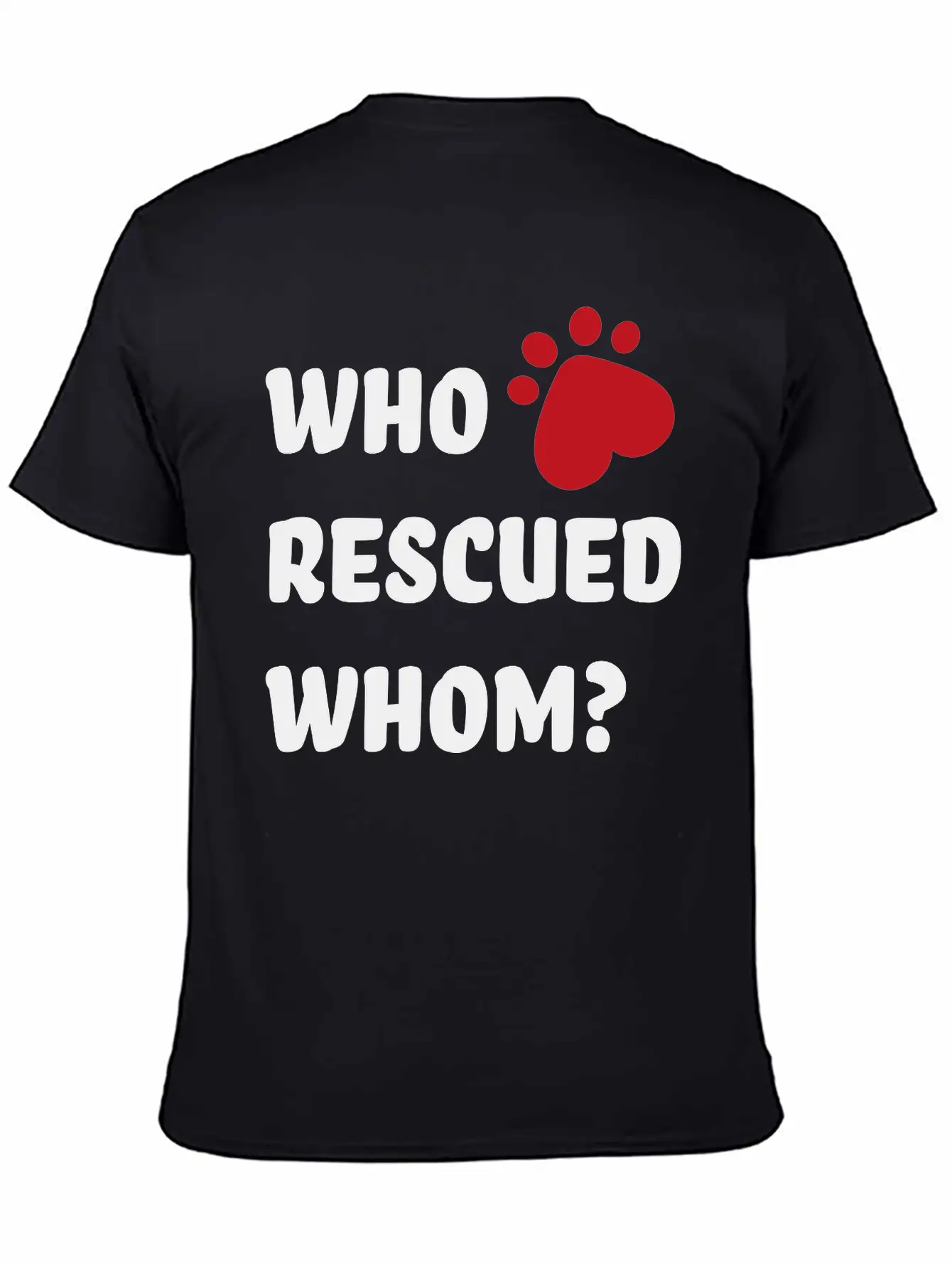 Rescue Dog Unisex Casual T-Shirt – Clean Design For Daily Comfort
