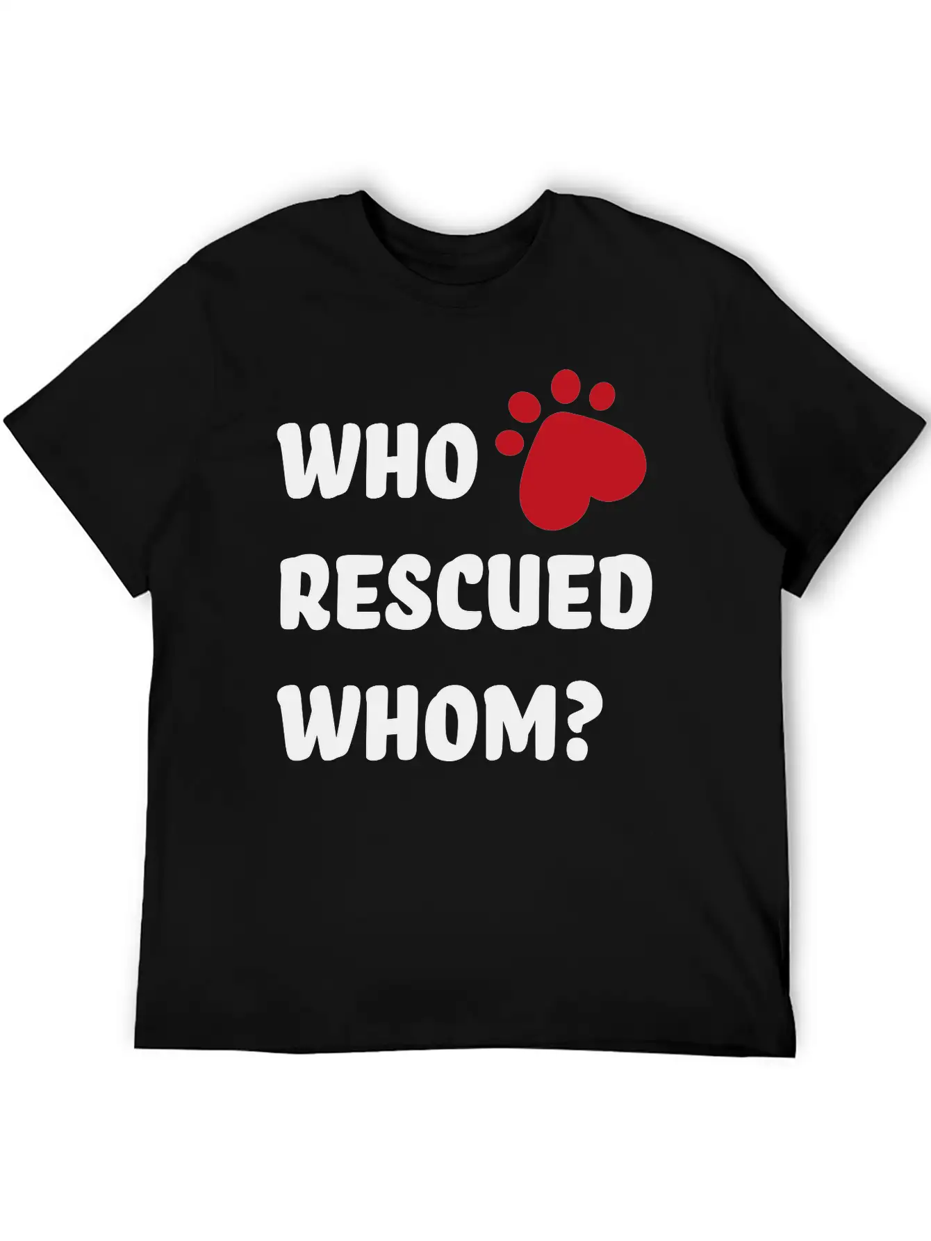 Rescue Dog Unisex Casual T-Shirt – Clean Design For Daily Comfort