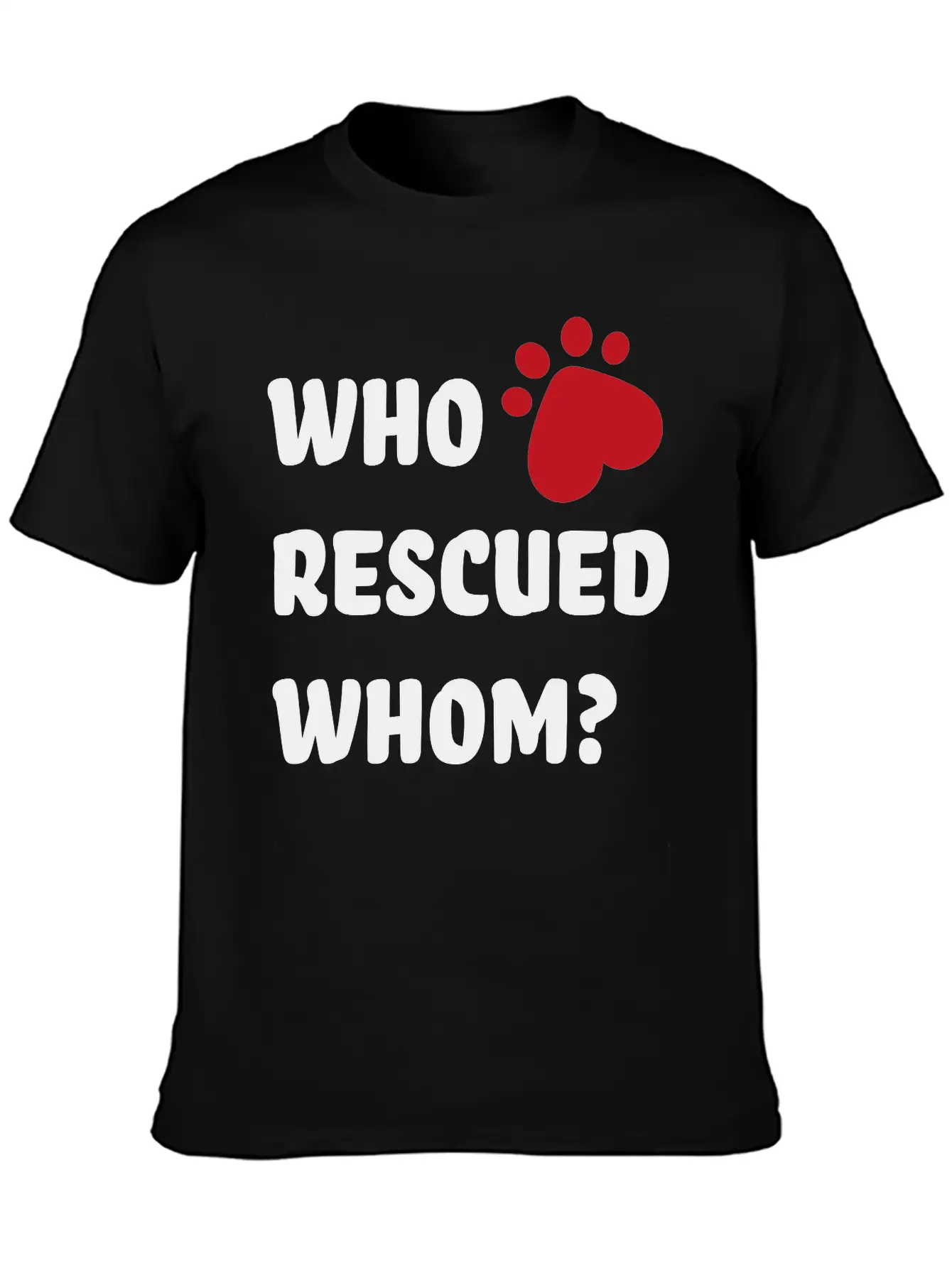 Rescue Dog Unisex Casual T-Shirt – Clean Design For Daily Comfort