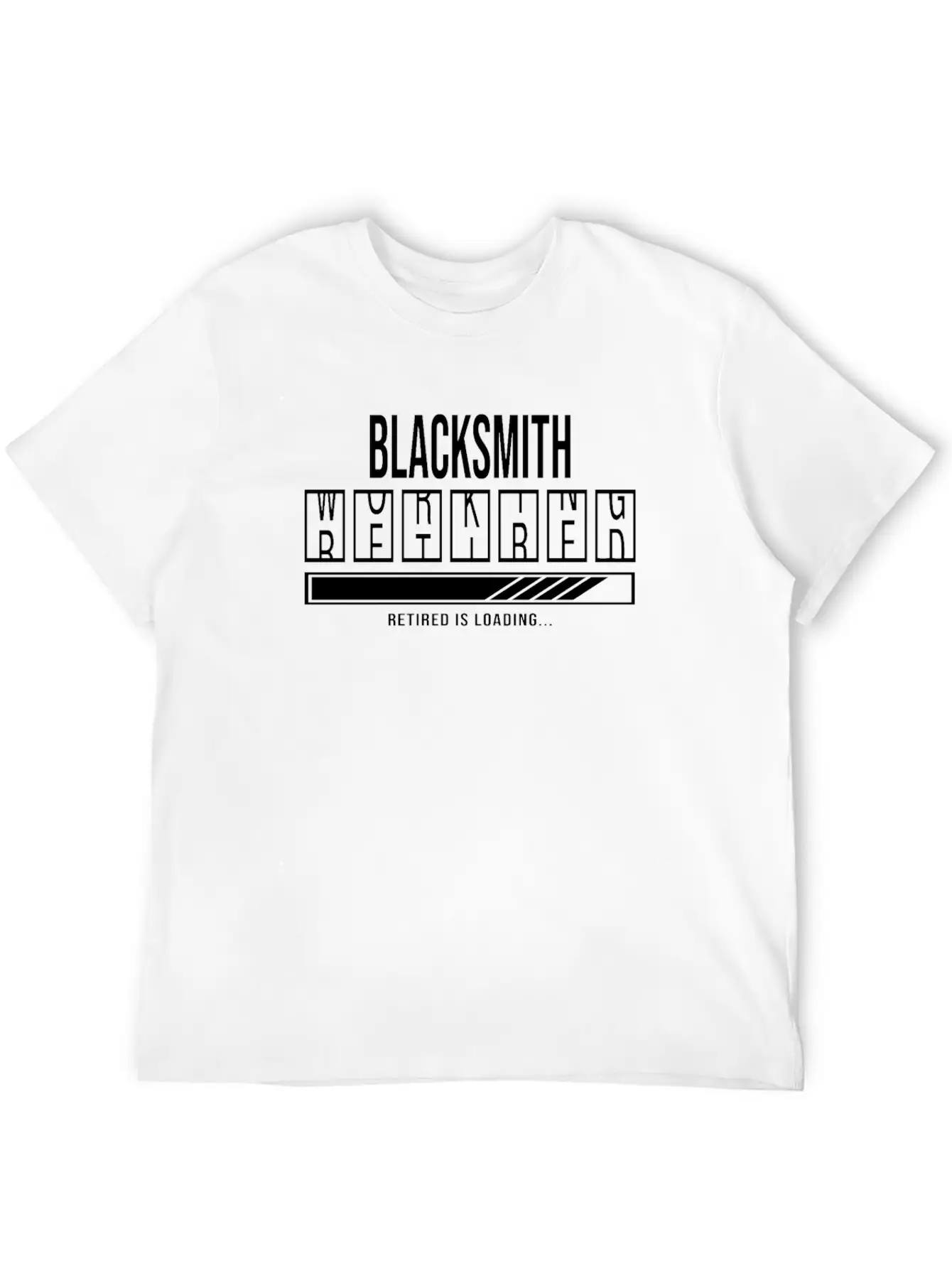 Retirement Gift Idea Retired Blacksmith Classic Cotton Tee – Unisex Comfort For Any Season