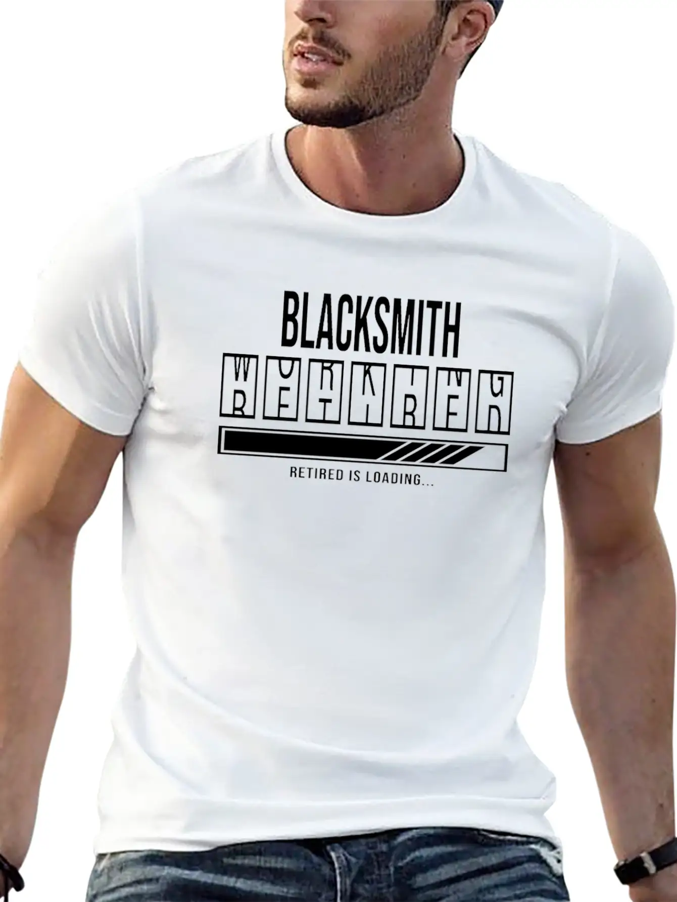 Retirement Gift Idea Retired Blacksmith Classic Cotton Tee – Unisex Comfort For Any Season