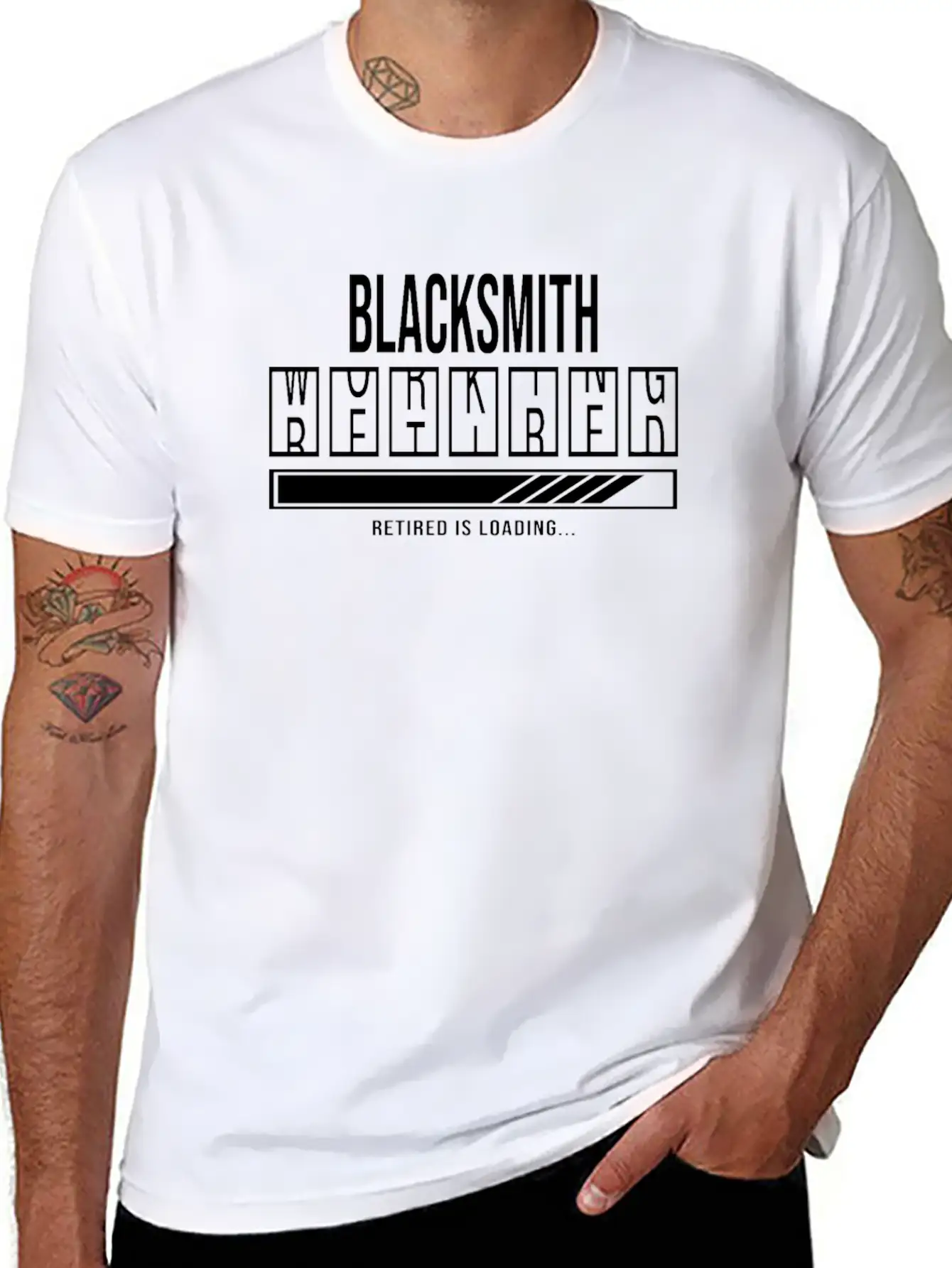 Retirement Gift Idea Retired Blacksmith Classic Cotton Tee – Unisex Comfort For Any Season
