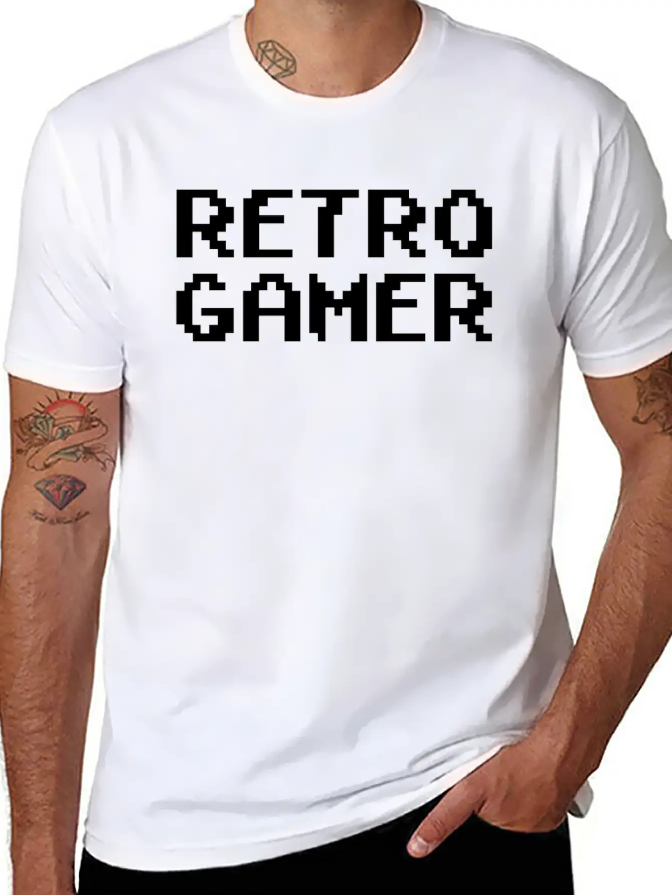 Retro Gamer Relaxed Everyday Tee – Lightweight And Durable Cotton