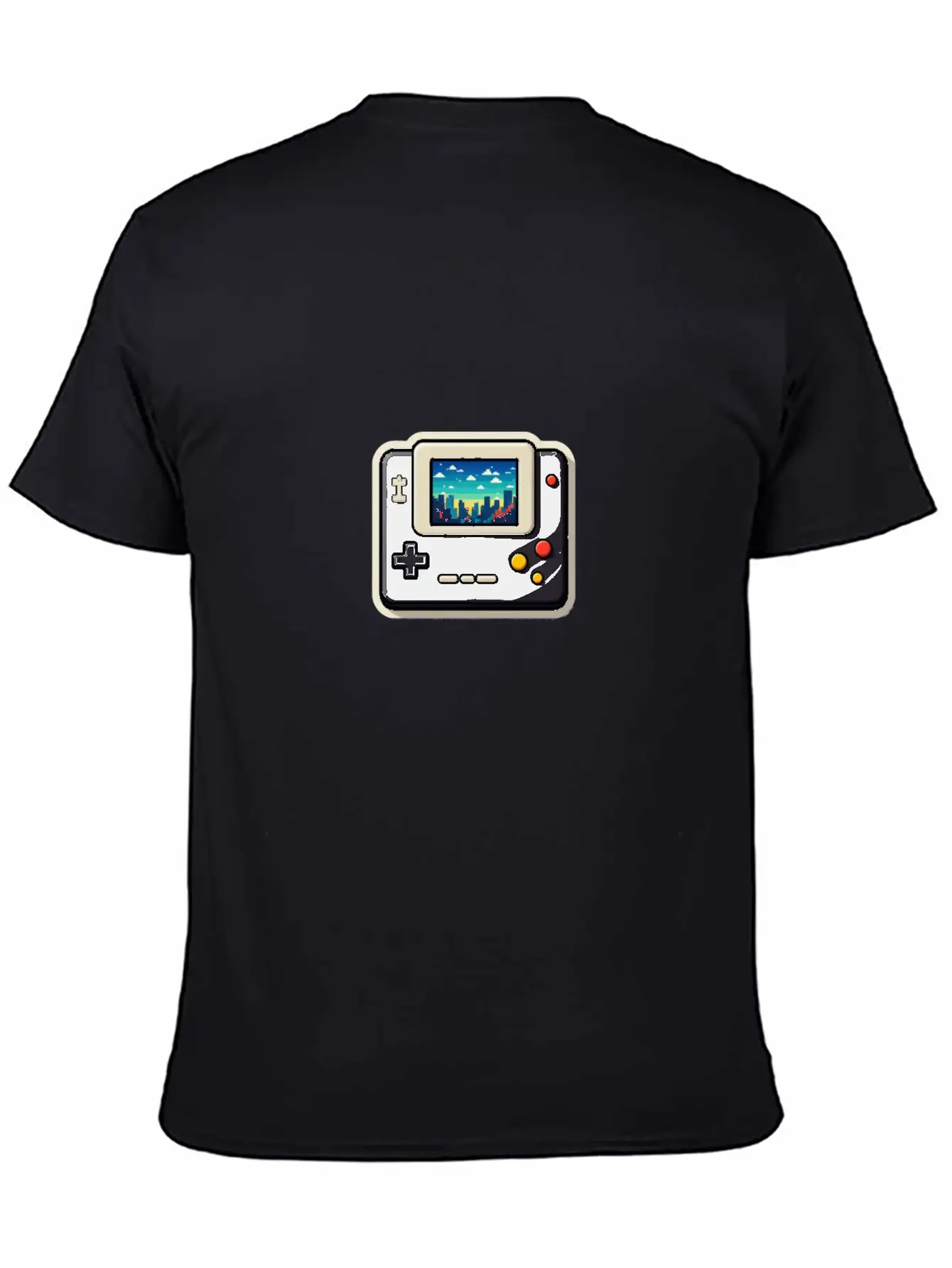Retro Pixels: Classic 8-Bit Art For Vintage Style Basic Graphic T-Shirt – Daily Comfort In Soft Cotton