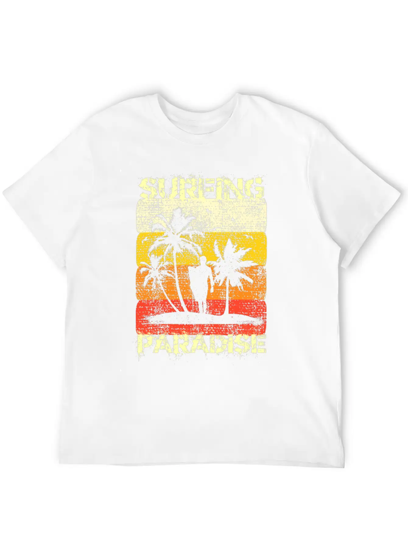 Retro Surfing Stylish Everyday T-Shirt – Unisex Basic Cotton Tee