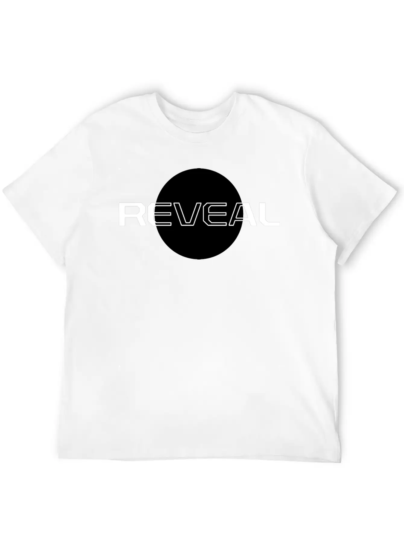 Reveal Two Tone Graphic Design Black White Streetw Basic Graphic T-Shirt – Daily Comfort In Soft Cotton