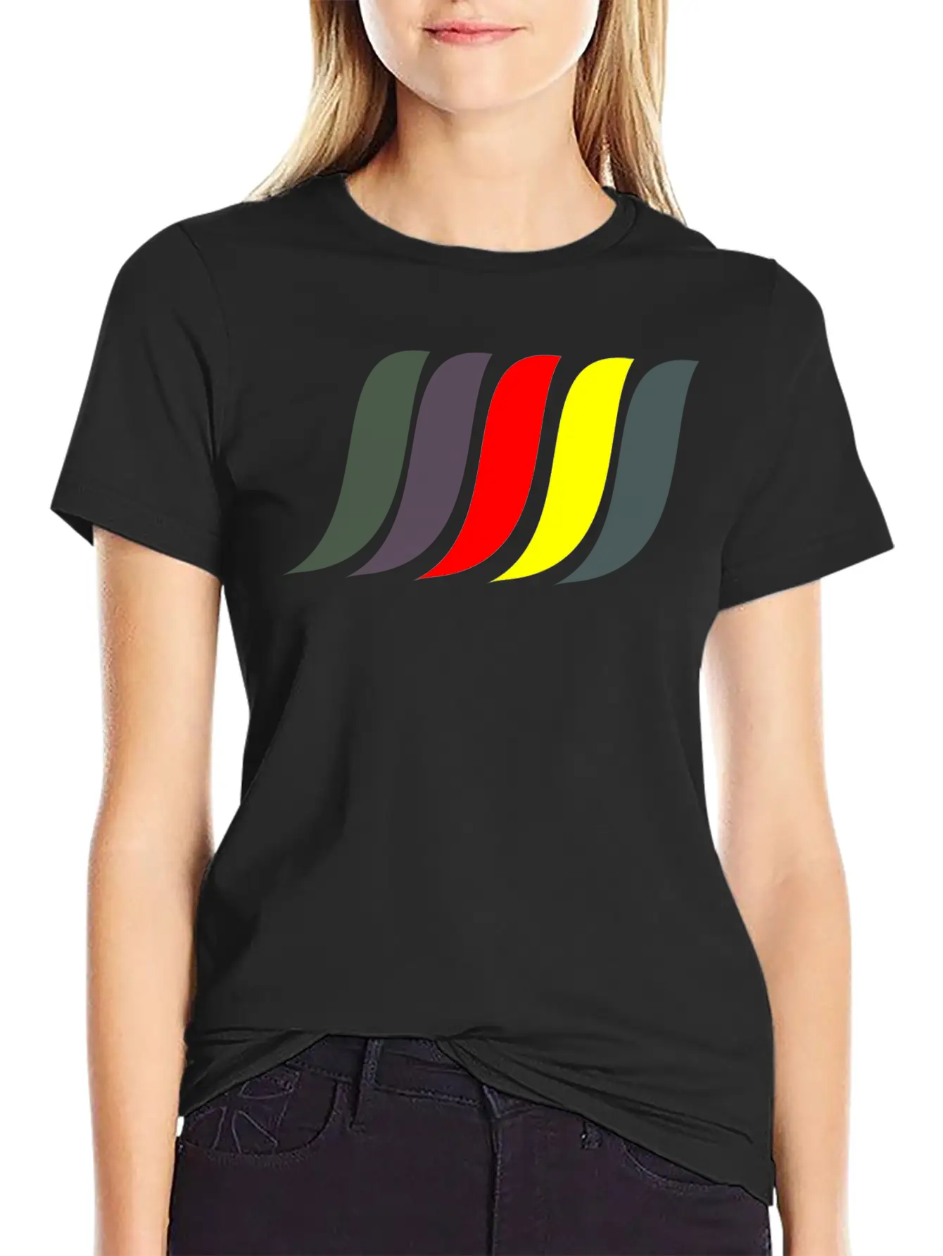 Ribbons Stylish Everyday T-Shirt – Unisex Basic Cotton Tee