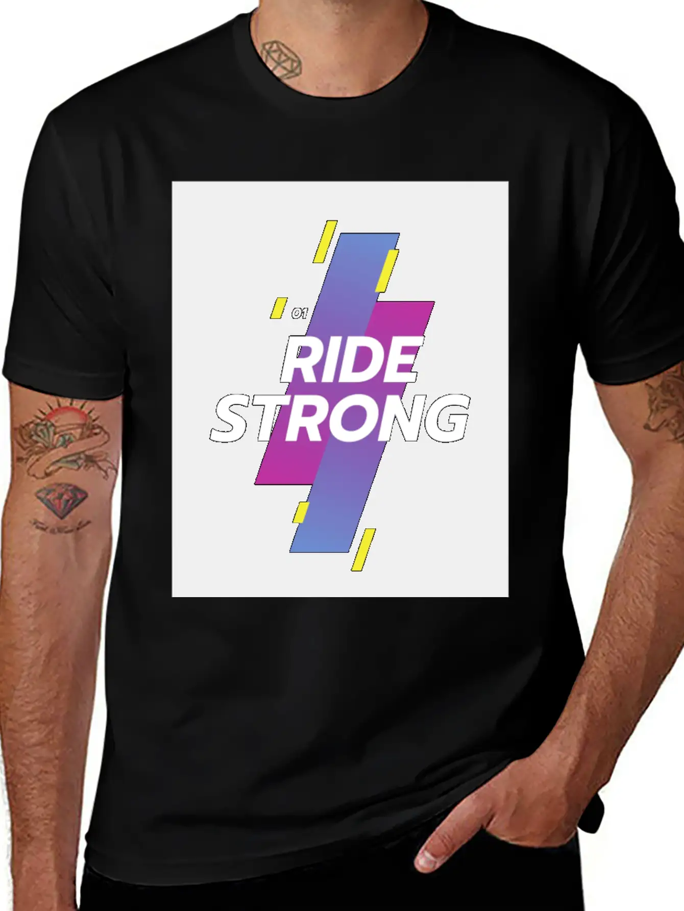 Ride Strong Simple Everyday Graphic Tee – Lightweight Summer Wear