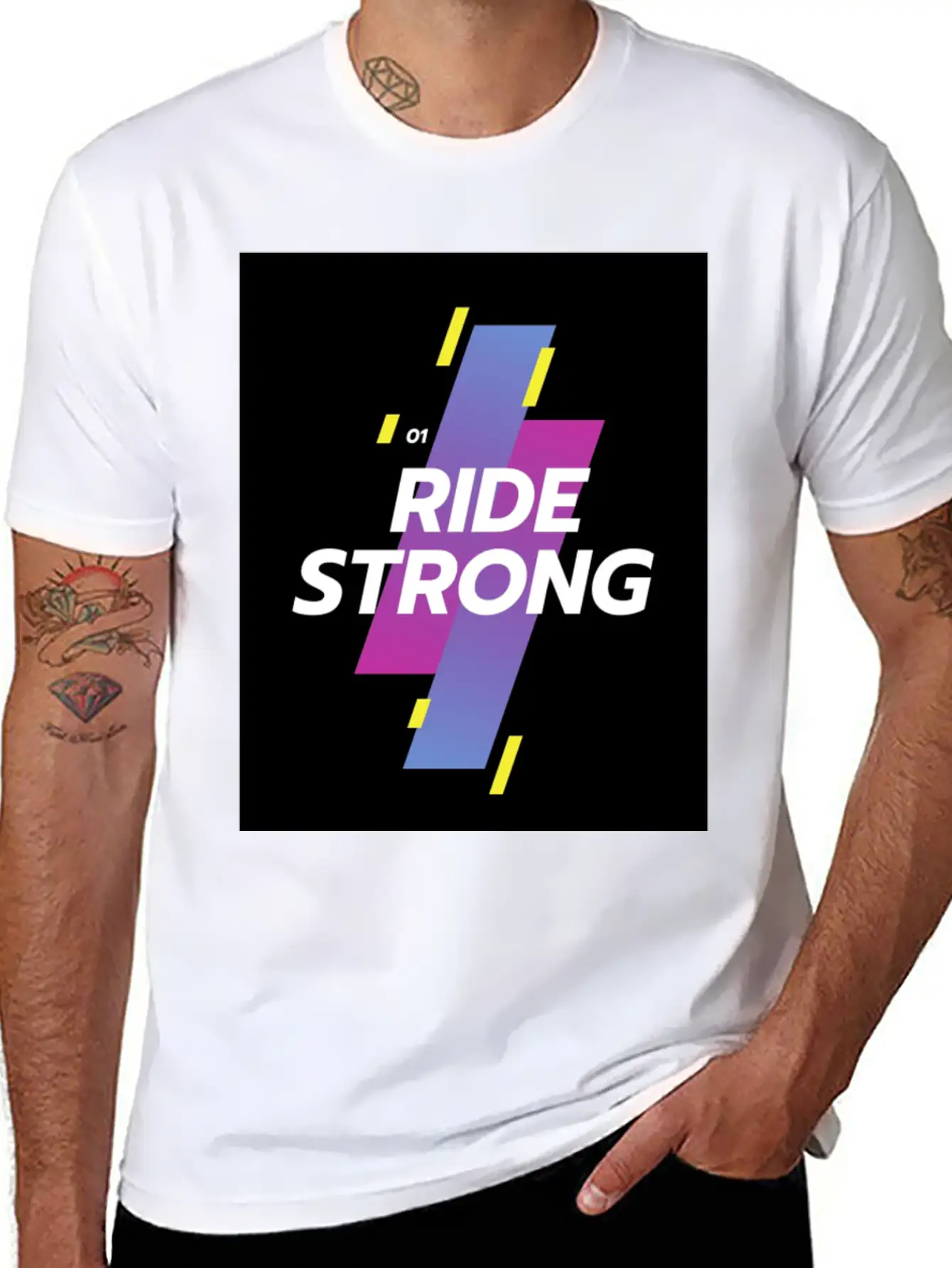 Ride Strong Simple Everyday Graphic Tee – Lightweight Summer Wear