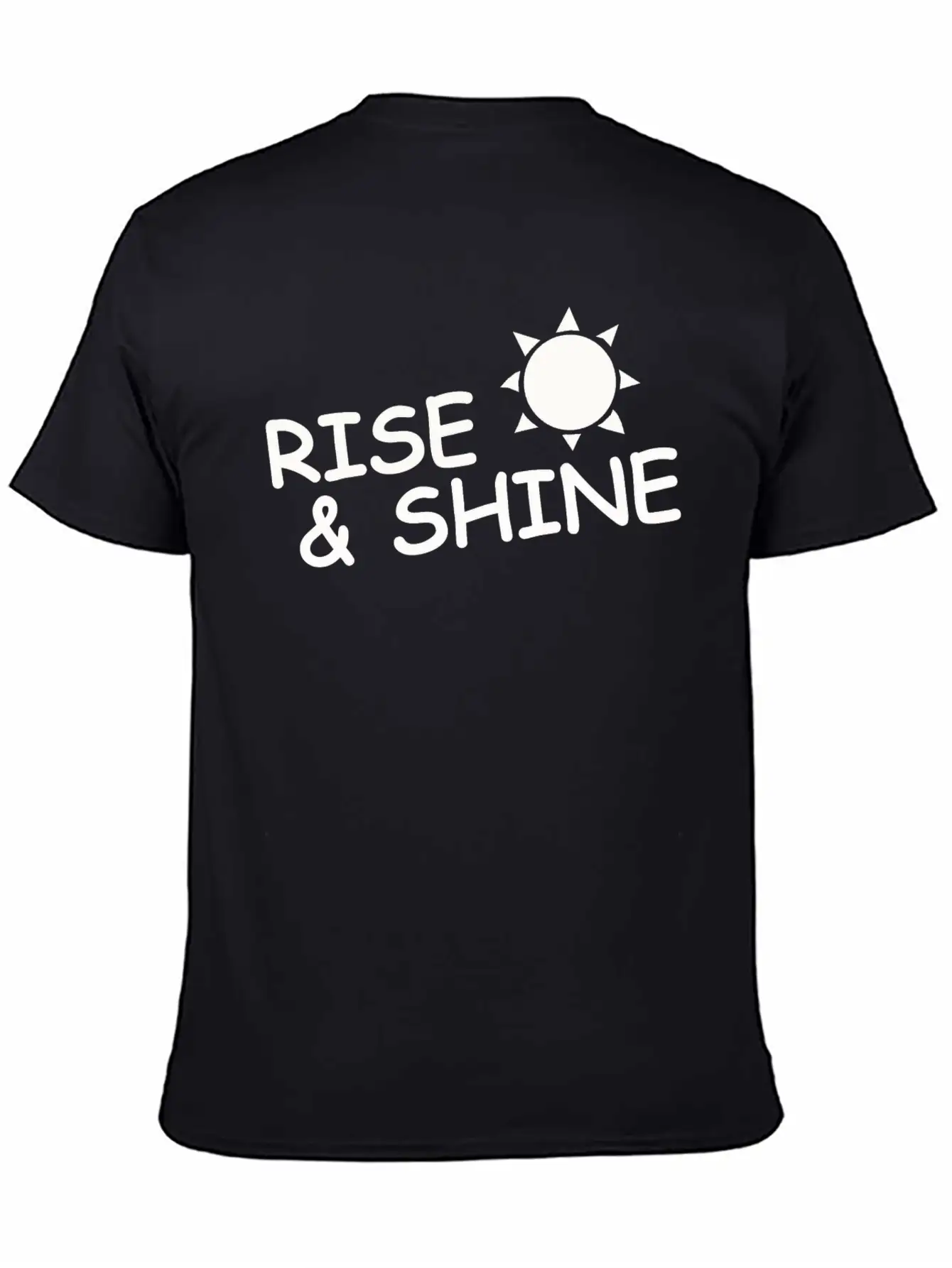 RISE & SHINE Simple Everyday Graphic Tee – Lightweight Summer Wear