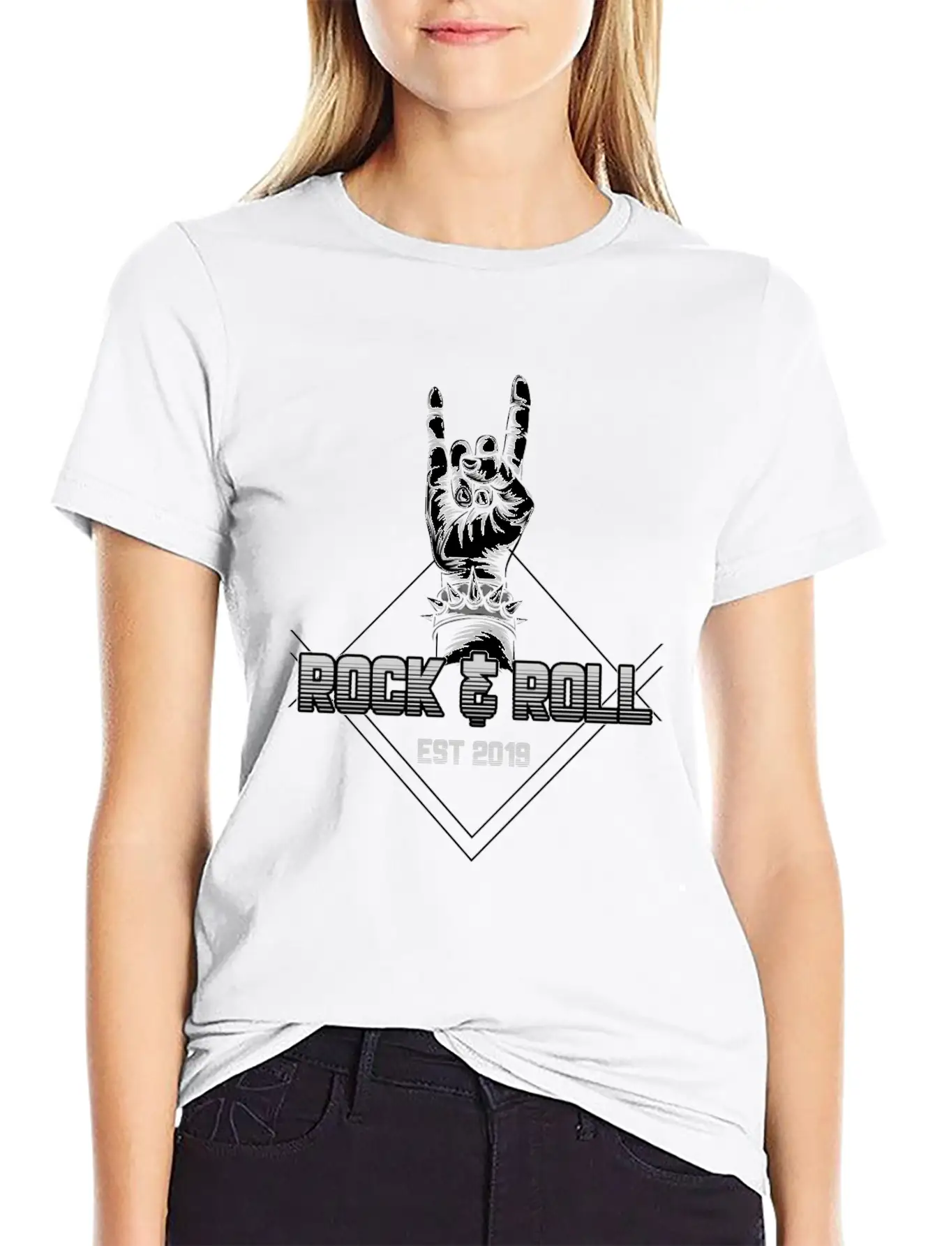 Rock And Roll Stylish Everyday T-Shirt – Unisex Basic Cotton Tee