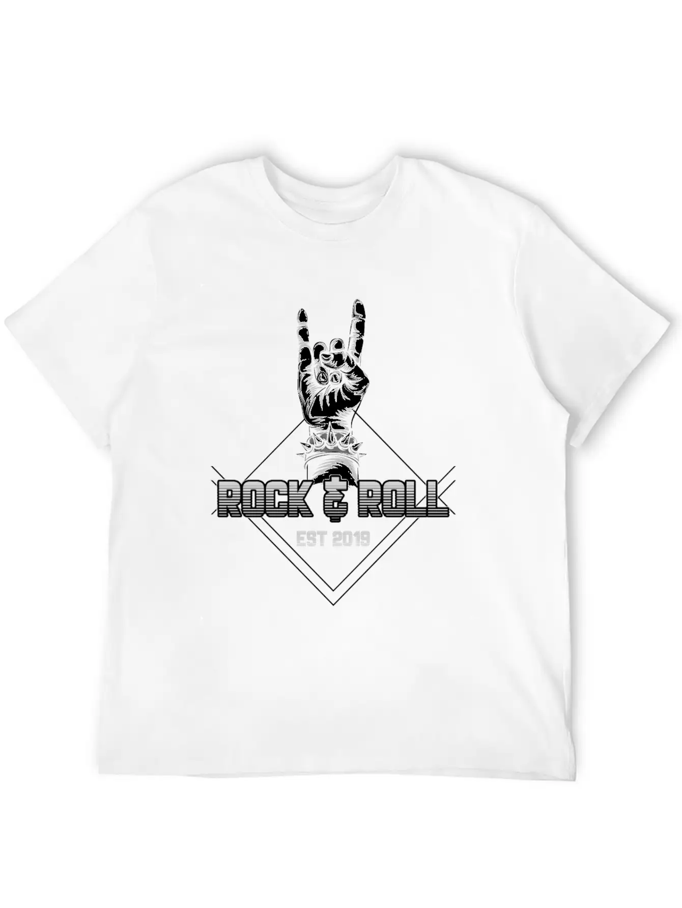 Rock And Roll Stylish Everyday T-Shirt – Unisex Basic Cotton Tee