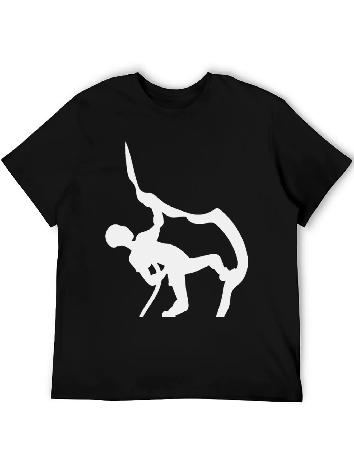 Rock Climbing Climber Mountains Lightweight Cotton T-Shirt – Daily Comfort Graphic Shirt