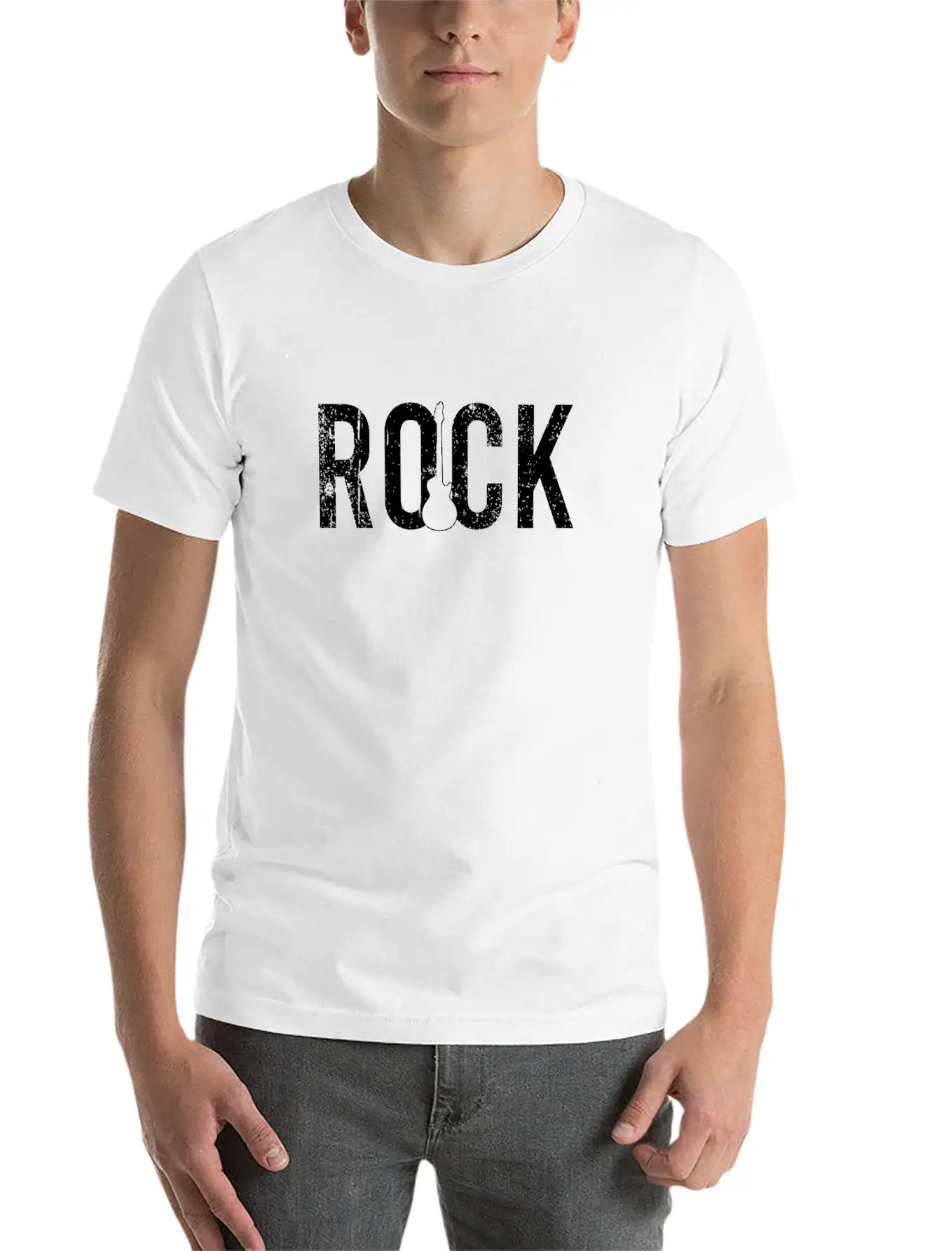 Rock Unisex Casual T-Shirt – Clean Design For Daily Comfort