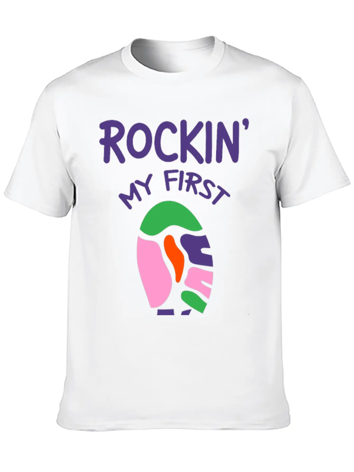 Rockin' My First 5k 2 Stylish Everyday T-Shirt – Unisex Basic Cotton Tee
