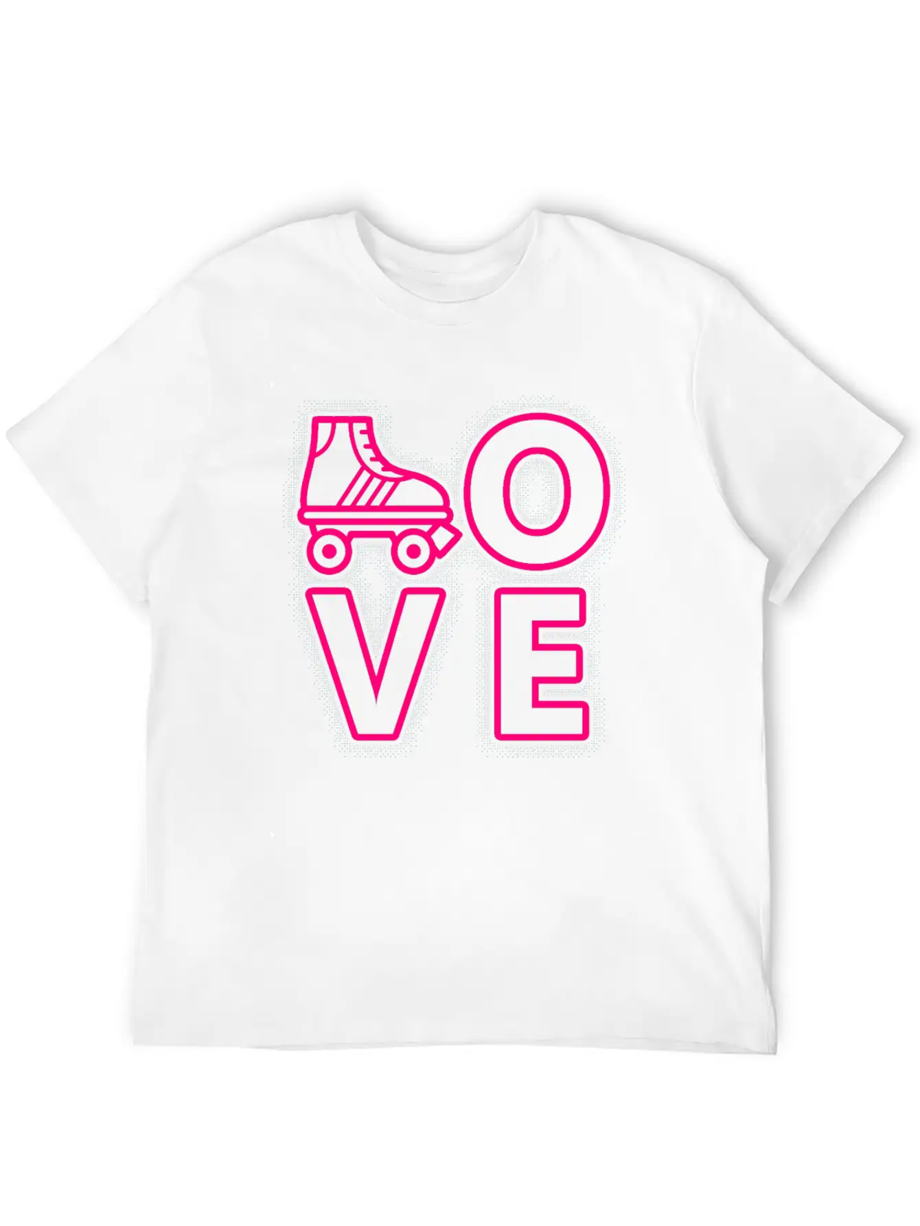 Roller Disco Rollerskates 70s Gift Stylish Everyday T-Shirt – Unisex Basic Cotton Tee