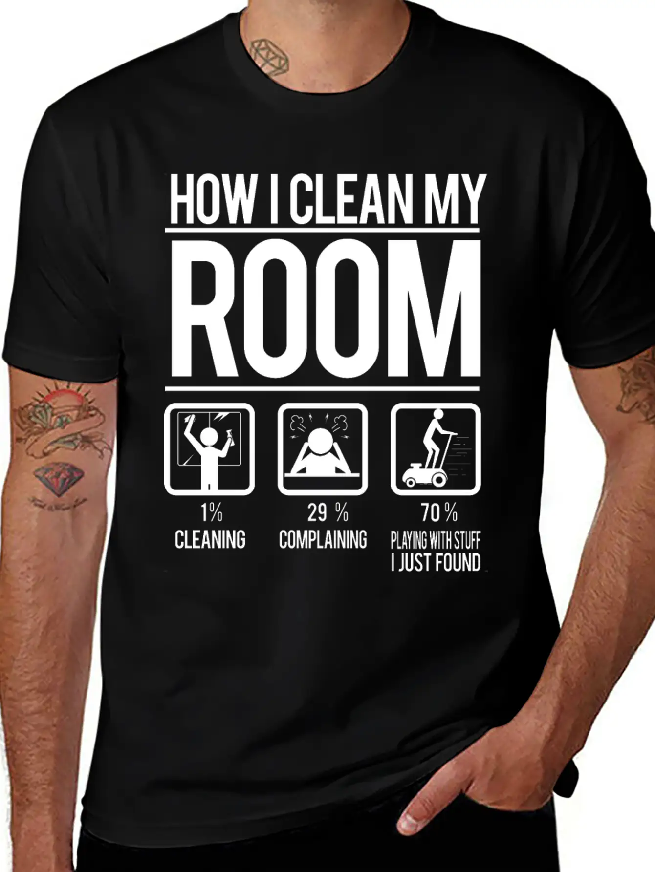 Room Cleaning Stylish Everyday T-Shirt – Unisex Basic Cotton Tee