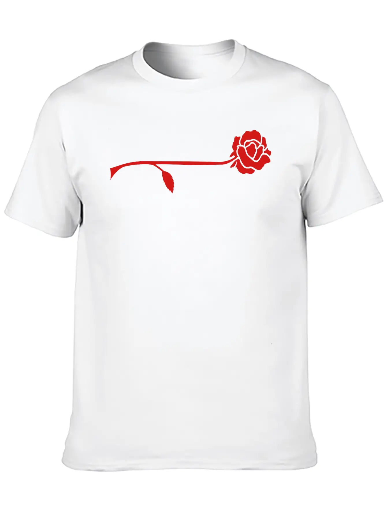 Rose (1c) Stylish Everyday T-Shirt – Unisex Basic Cotton Tee