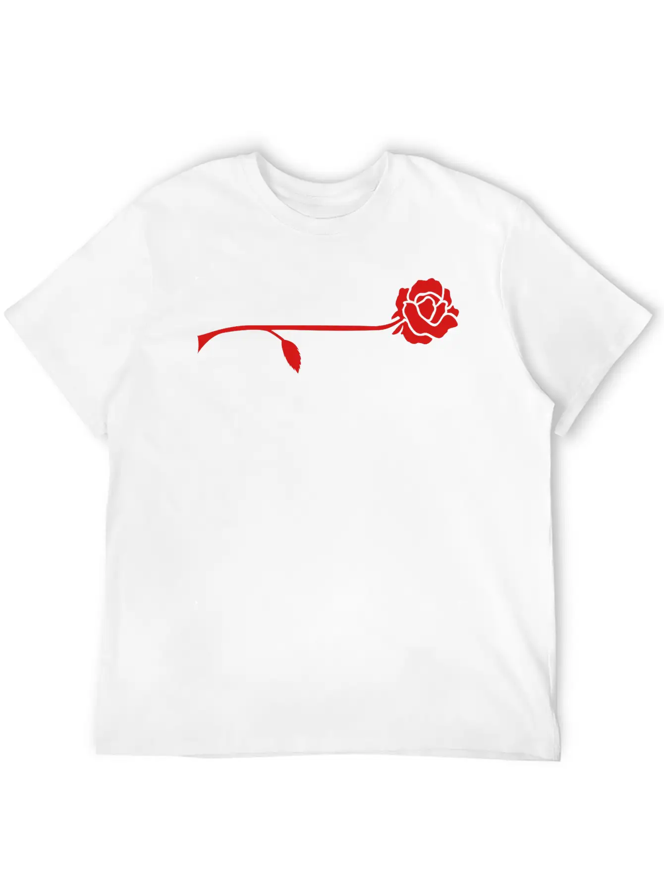 Rose (1c) Stylish Everyday T-Shirt – Unisex Basic Cotton Tee