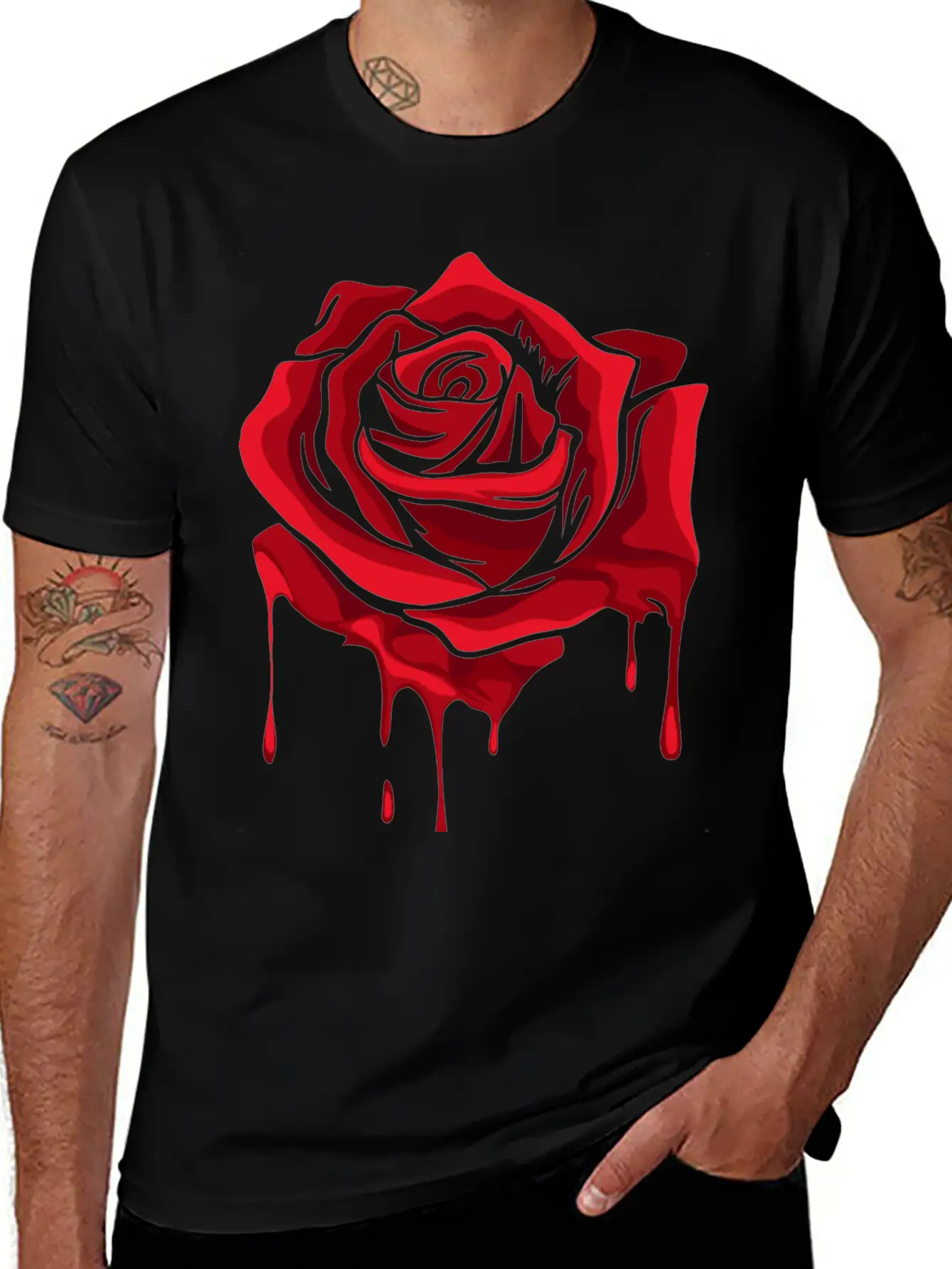 Rose Garden Roses Gardening Basic Graphic T-Shirt – Daily Comfort In Soft Cotton