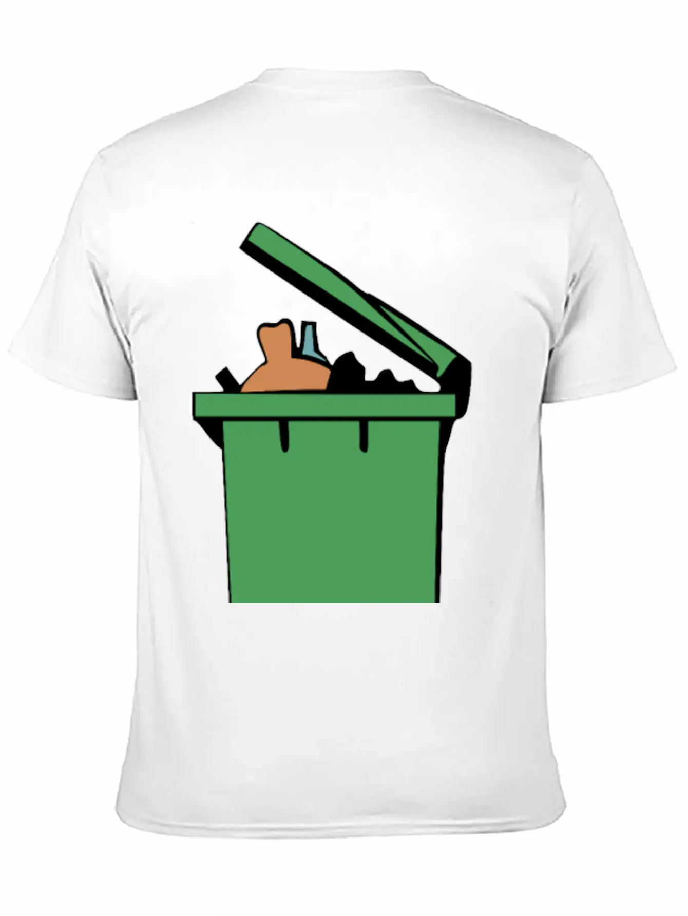 Rubbish Bin Colour Lightweight Cotton T-Shirt – Daily Comfort Graphic Shirt
