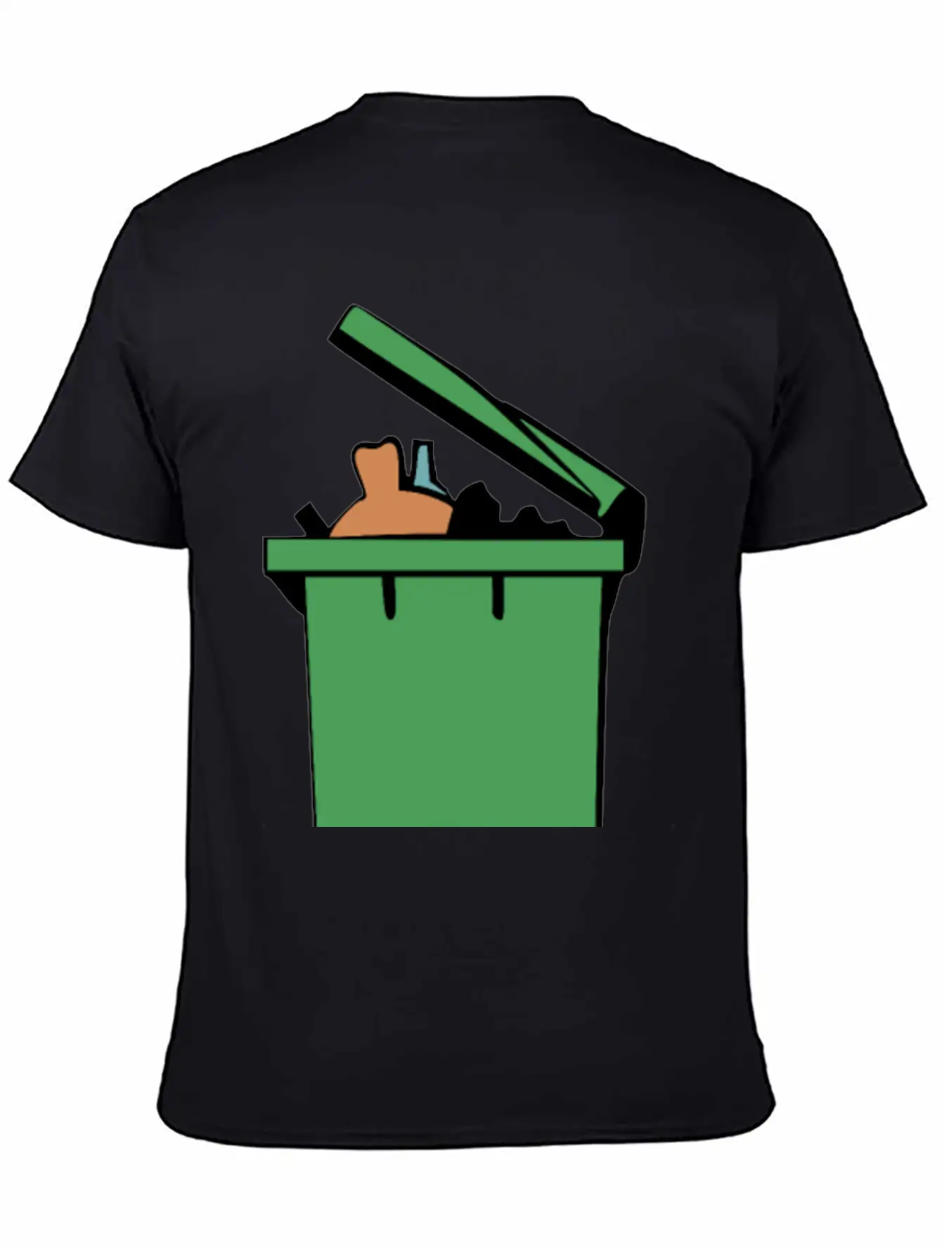 Rubbish Bin Colour Lightweight Cotton T-Shirt – Daily Comfort Graphic Shirt