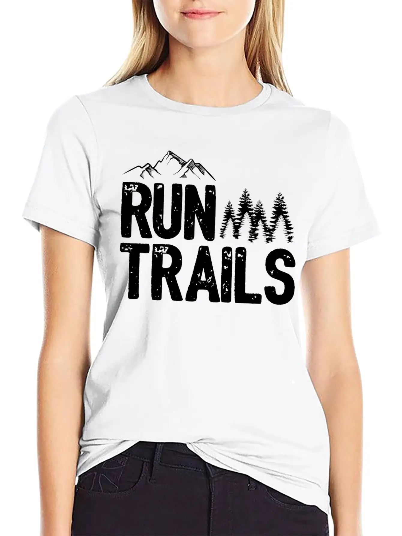 Run Trails Stylish Everyday T-Shirt – Unisex Basic Cotton Tee