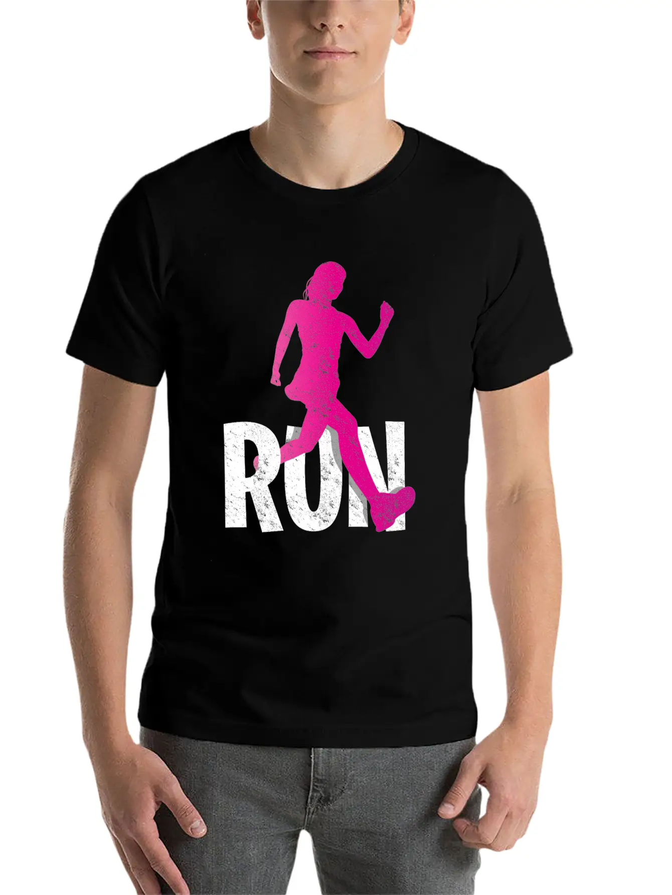 Running Athlete Stylish Everyday T-Shirt – Unisex Basic Cotton Tee