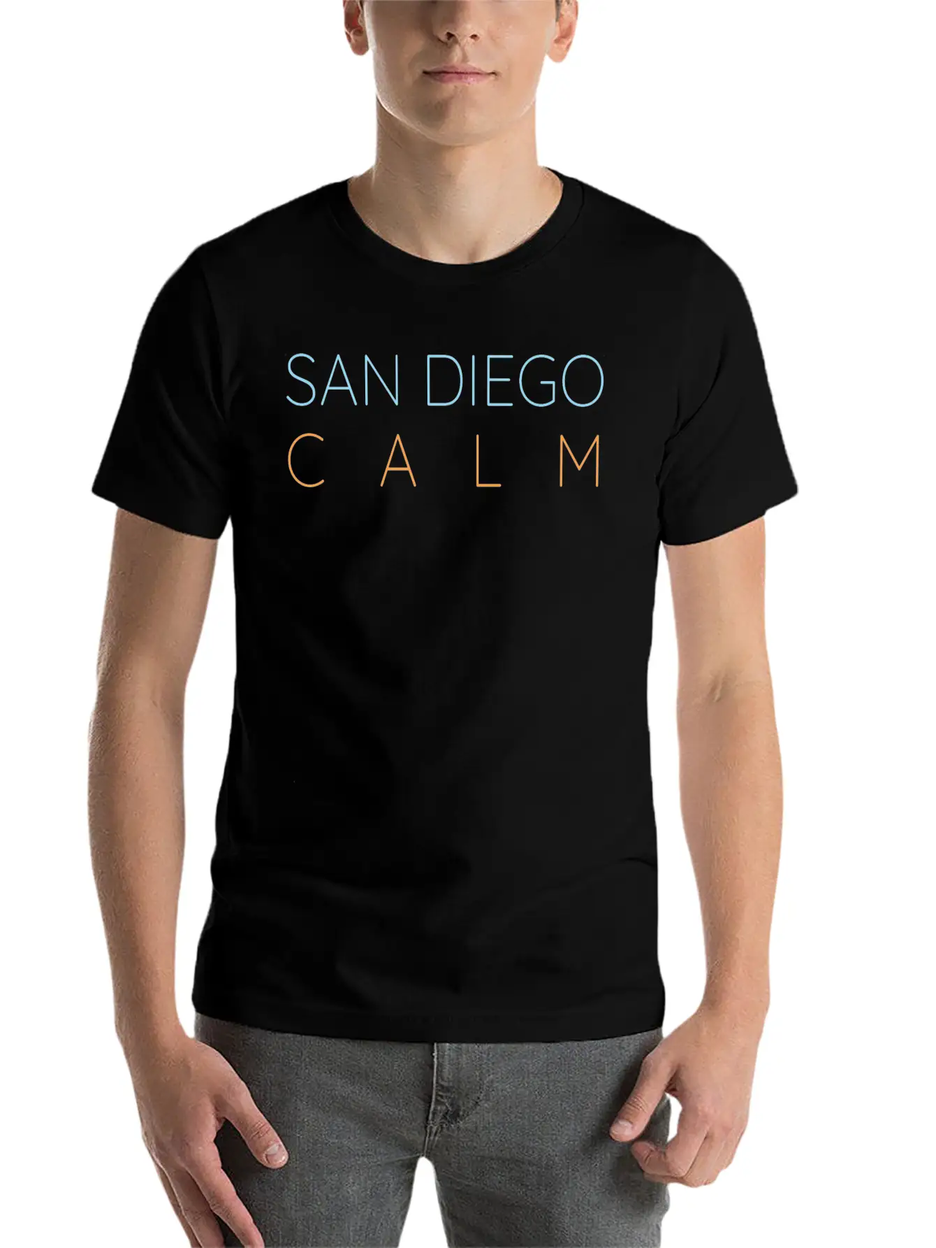 San Diego Calm Unisex Casual T-Shirt – Clean Design For Daily Comfort