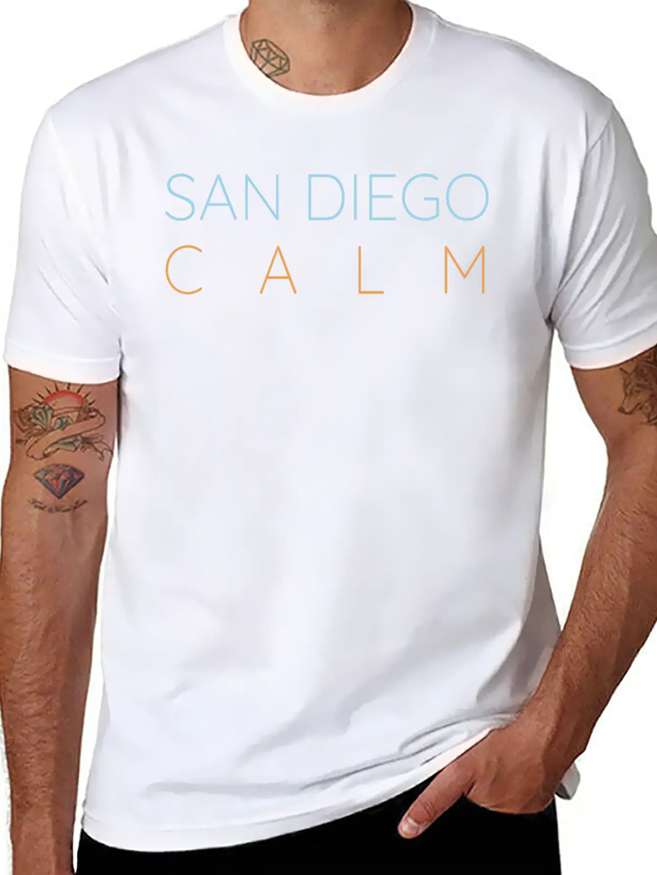 San Diego Calm Unisex Casual T-Shirt – Clean Design For Daily Comfort