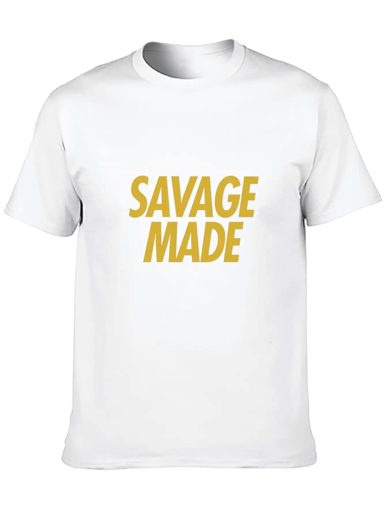 Savage Gold Plaintext Basic Graphic T-Shirt – Daily Comfort In Soft Cotton