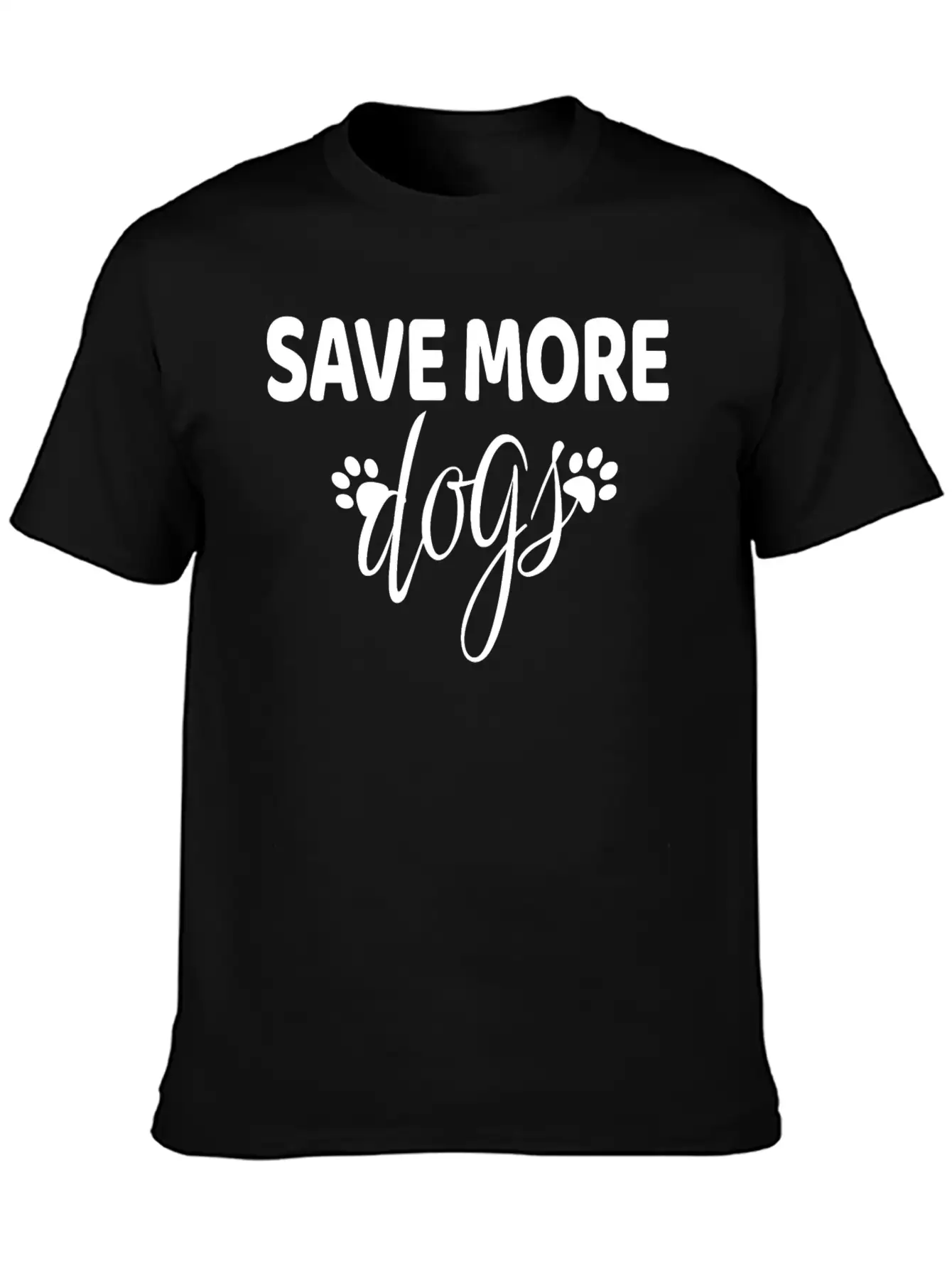 Save More Dogs - Adopt Dogs Classic Cotton Tee – Unisex Comfort For Any Season