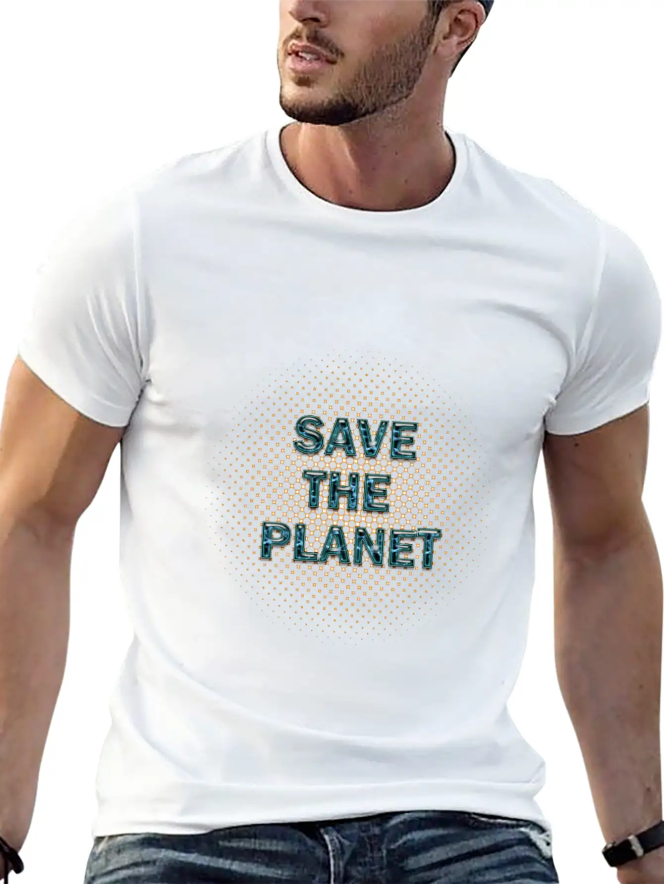 Save The Planet Stylish Everyday T-Shirt – Unisex Basic Cotton Tee